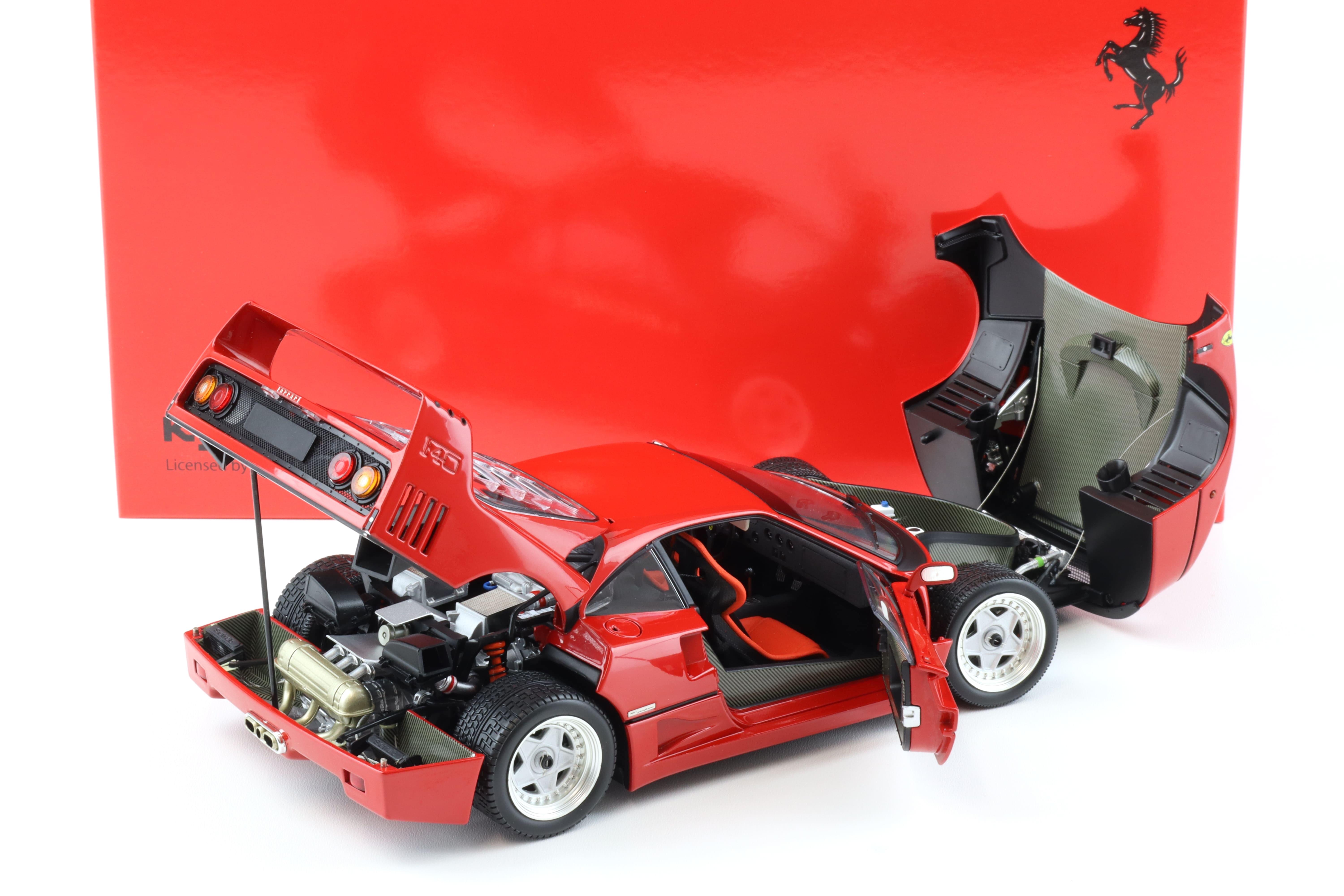 1:18 Kyosho 1987 Ferrari F40 Coupe red 08416R2 Die-Cast