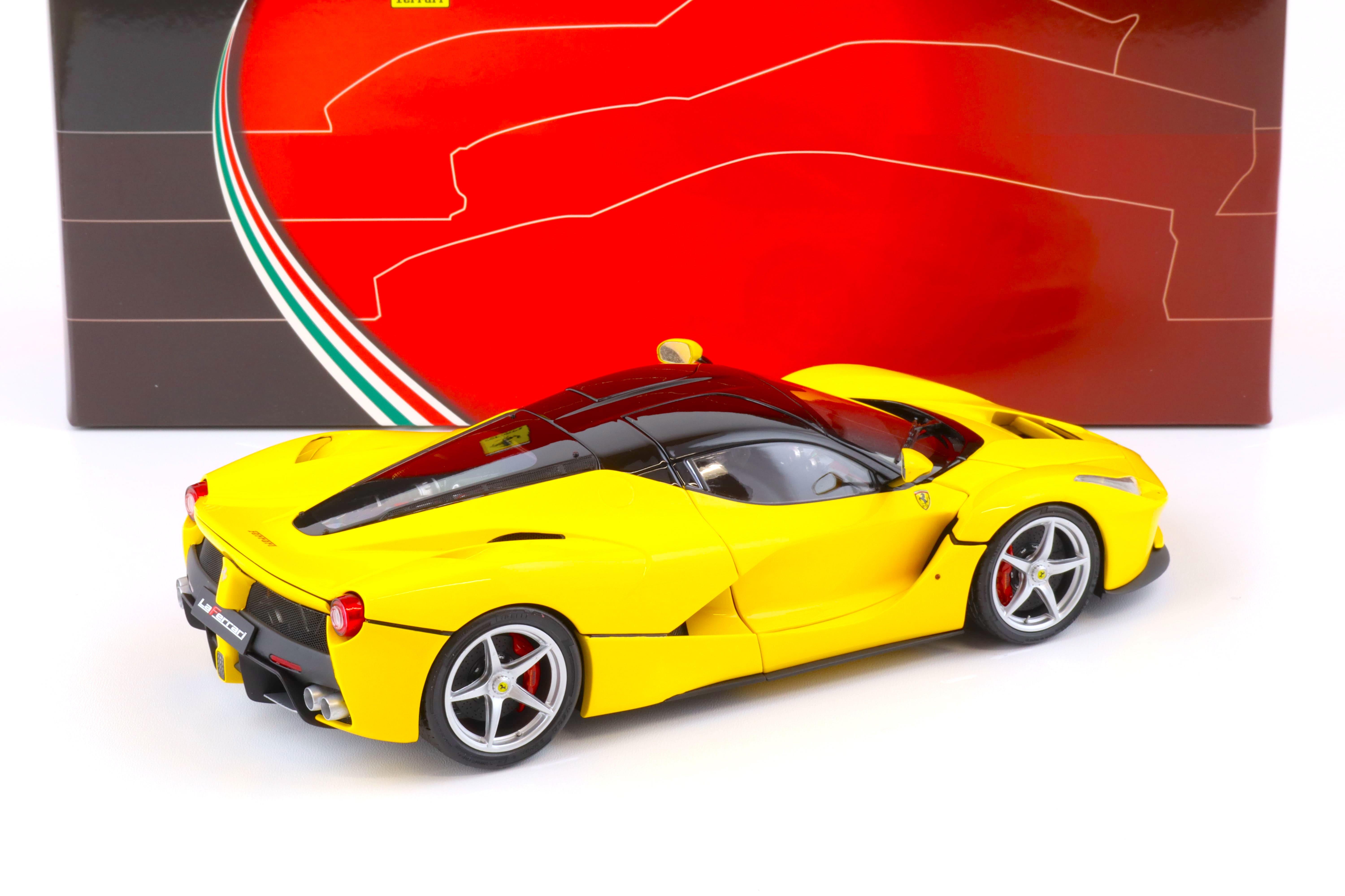 1:18 BBR Ferrari LaFerrari yellow/ black FULL OPENING