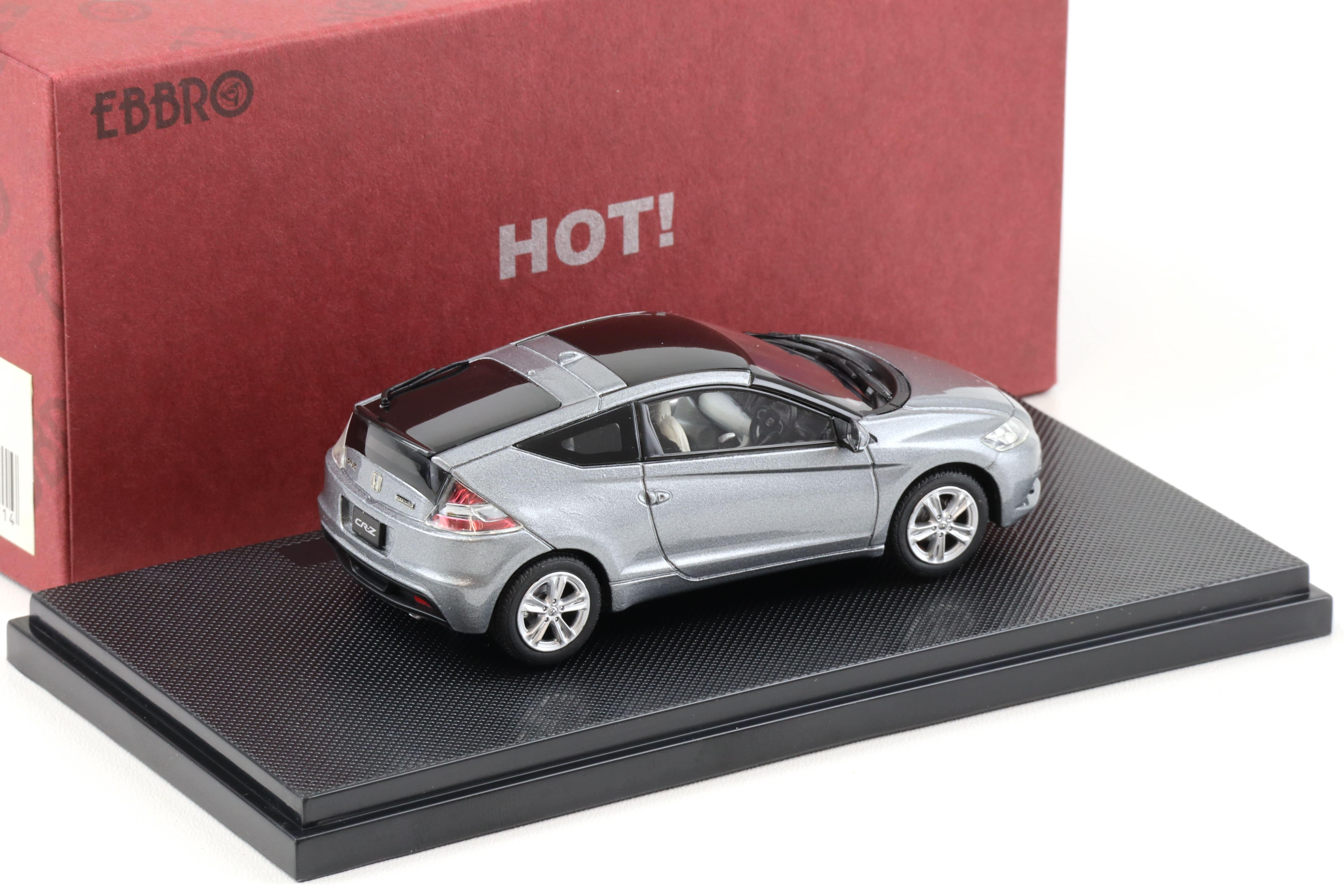 1:43 Ebbro Honda CR-Z 2010 silver-grey metallic