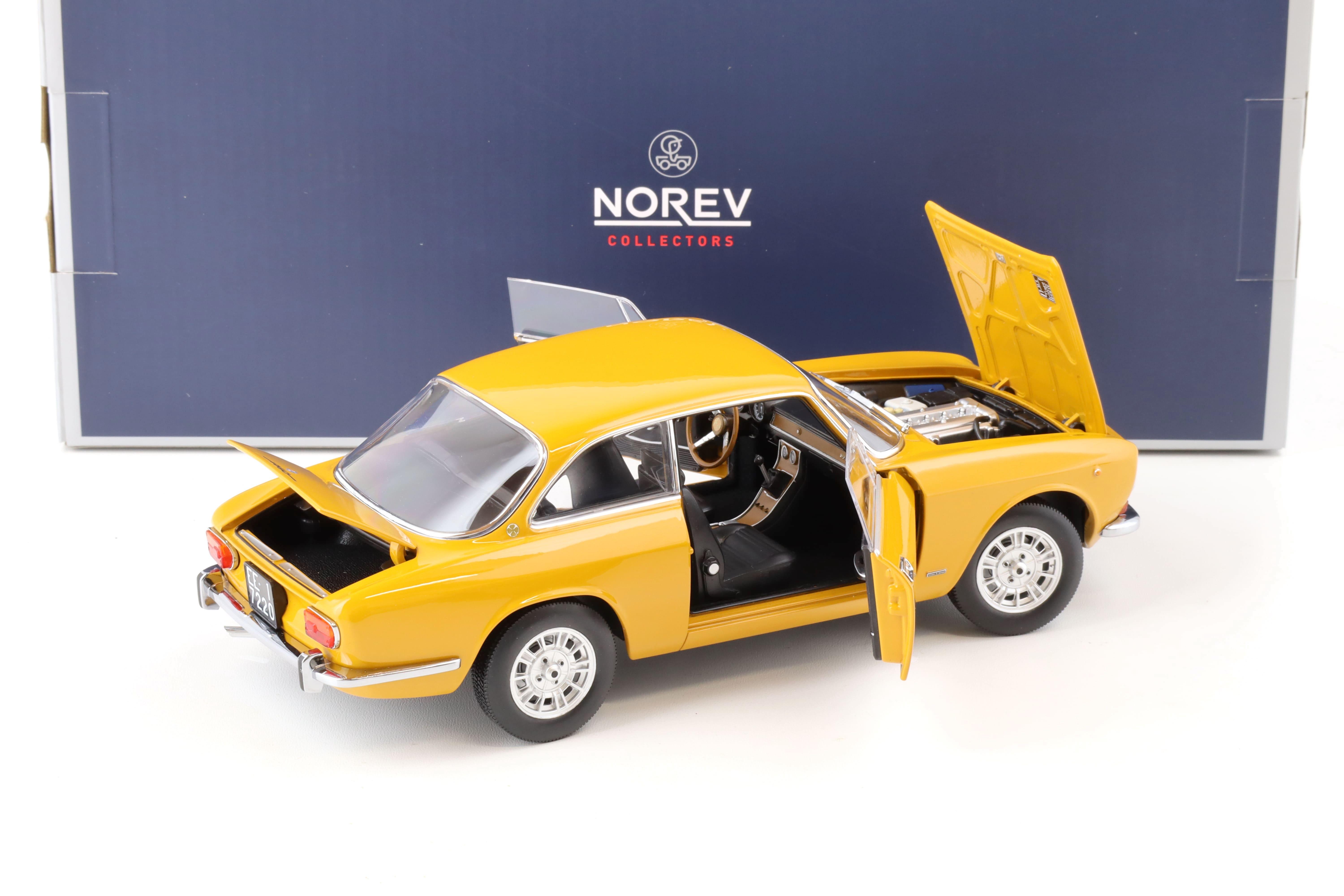 1:18 Norev 1970 Alfa Romeo 1750 GTV Coupe yellow