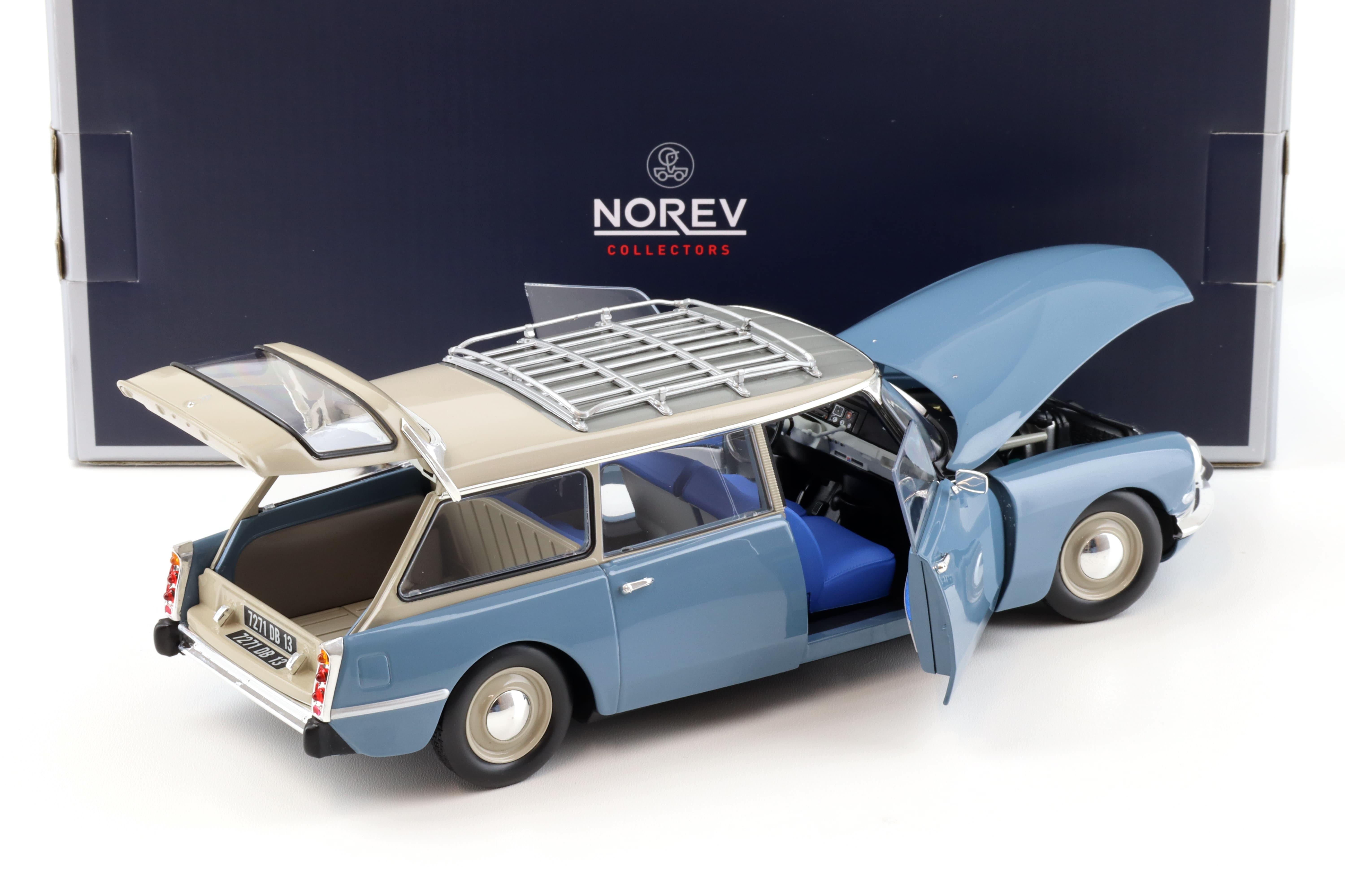 1:18 Norev Citroen ID 19 Break 1967 Monte Carlo blue 181591