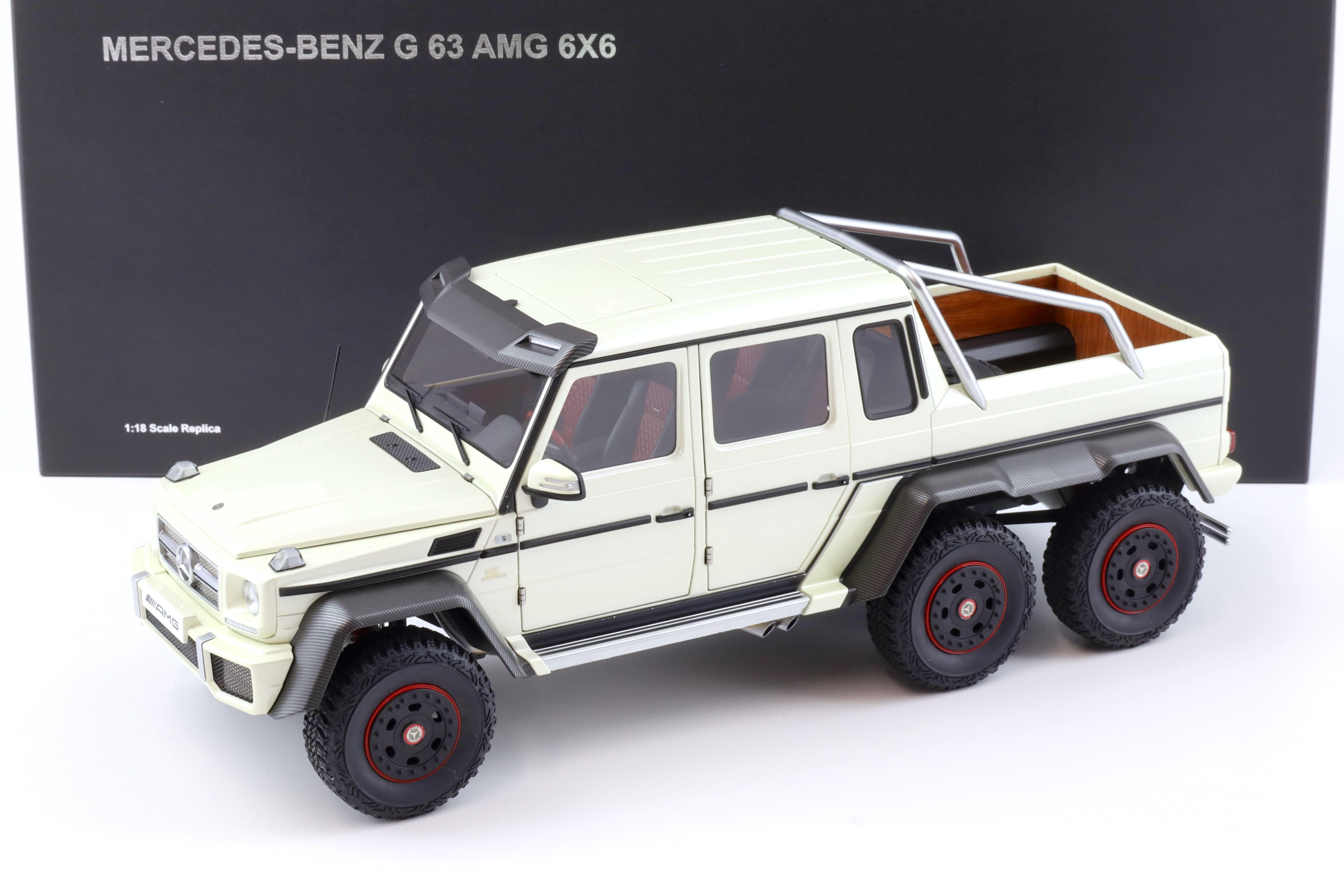 1:18 AUTOart 2013 Mercedes G63 AMG 6x6 Designo Diamond white 76307