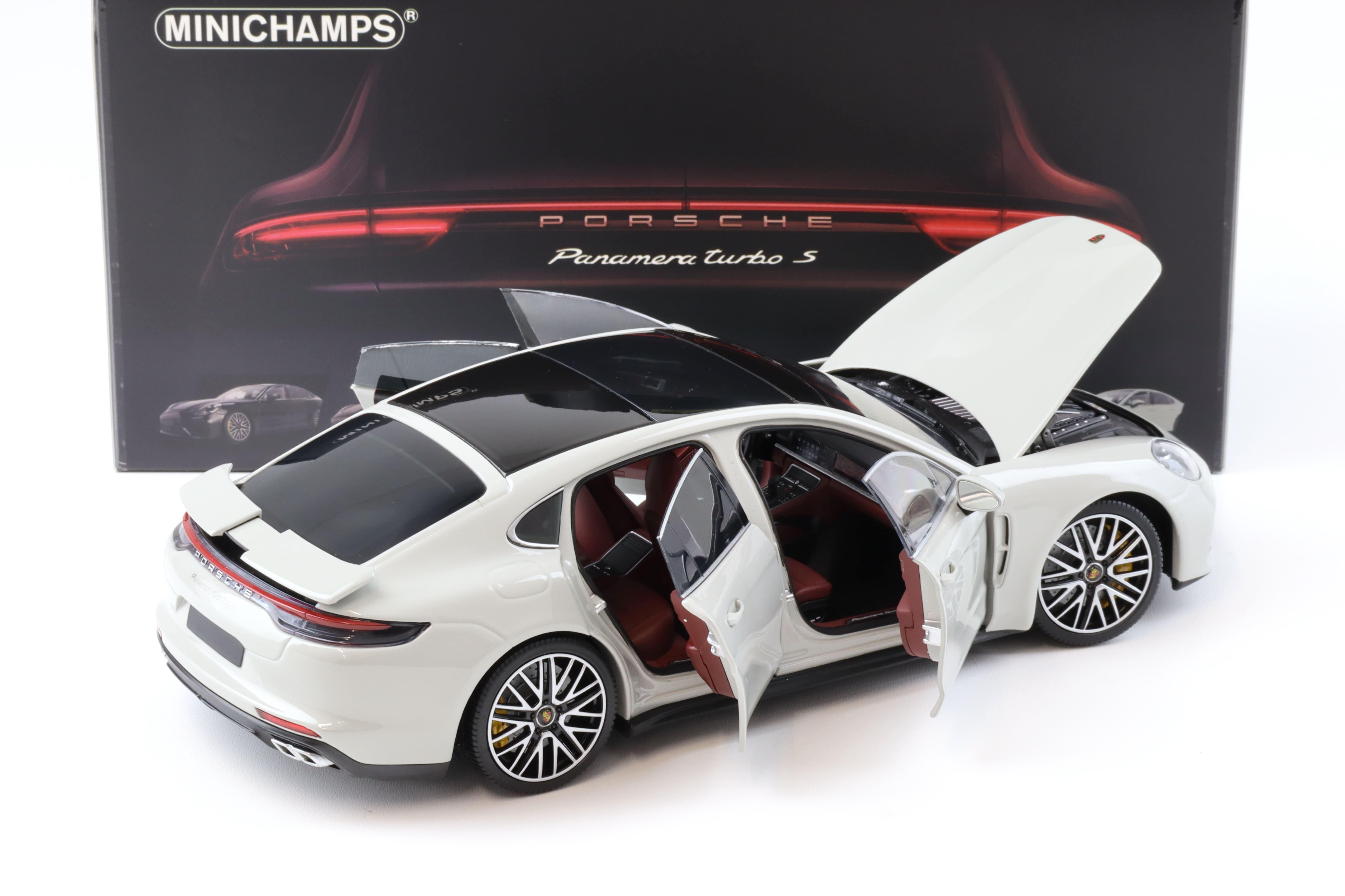 1:18 Minichamps Porsche Panamera Turbo S 2020 Chalk grey