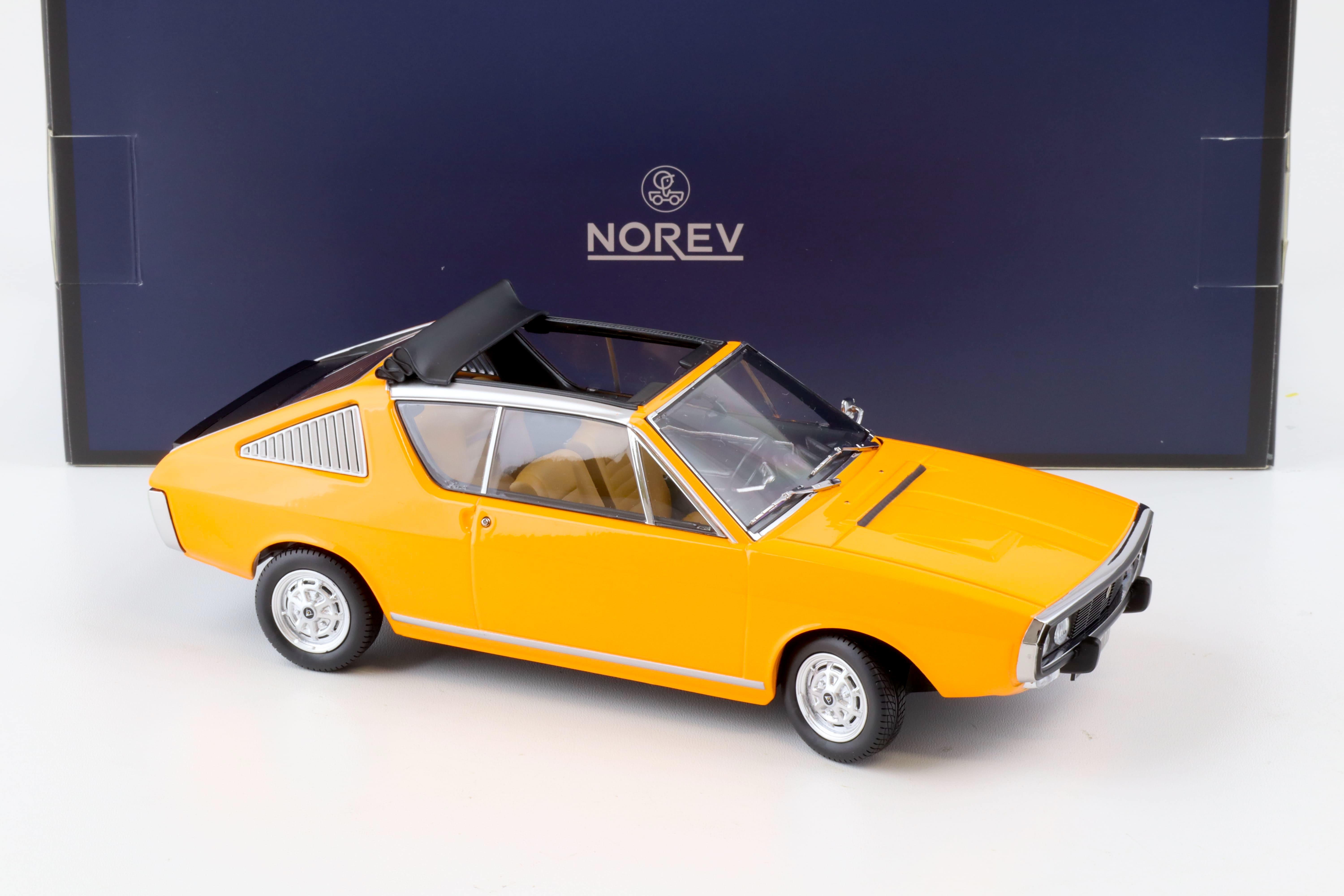 1:18 Norev Renault 17 TS Decrouvrable 1974 orange - Limited 300 pcs.