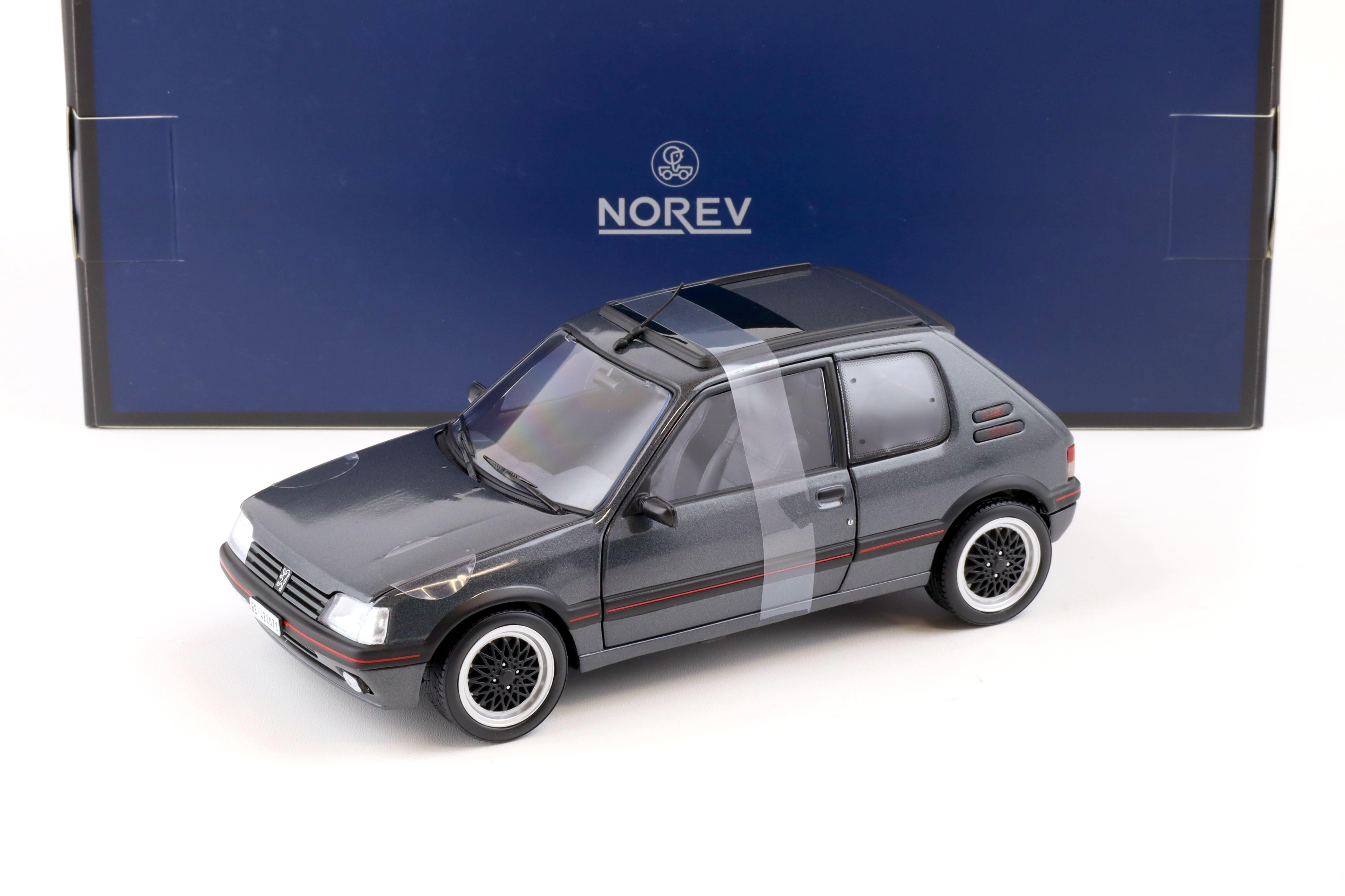 1:18 Norev Peugeot 205 GTi Collection 1992 graphite grey - Limited 300 pcs.
