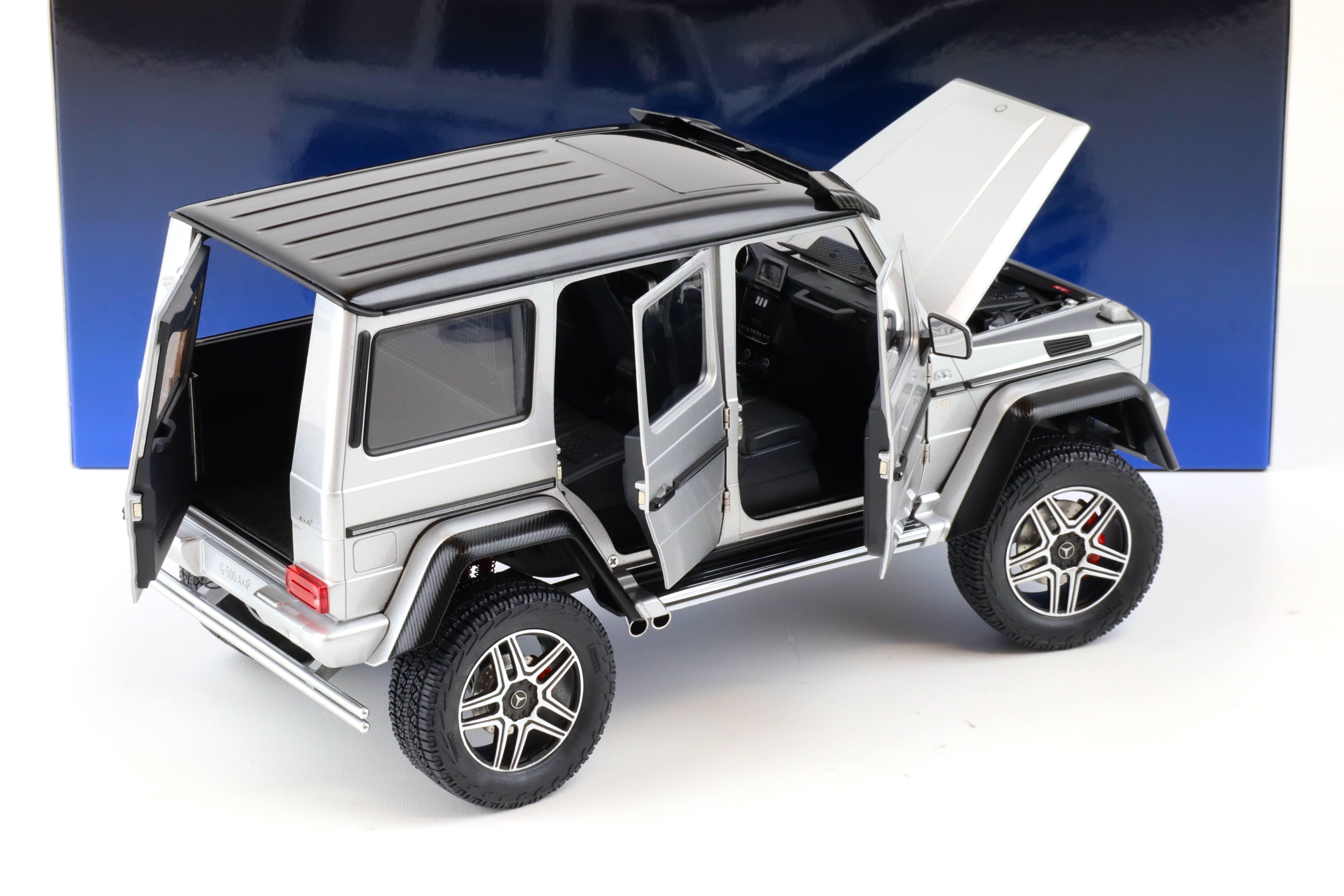 1:18 AUTOart Mercedes G500 4×4² G-Klasse silver metallic 76318