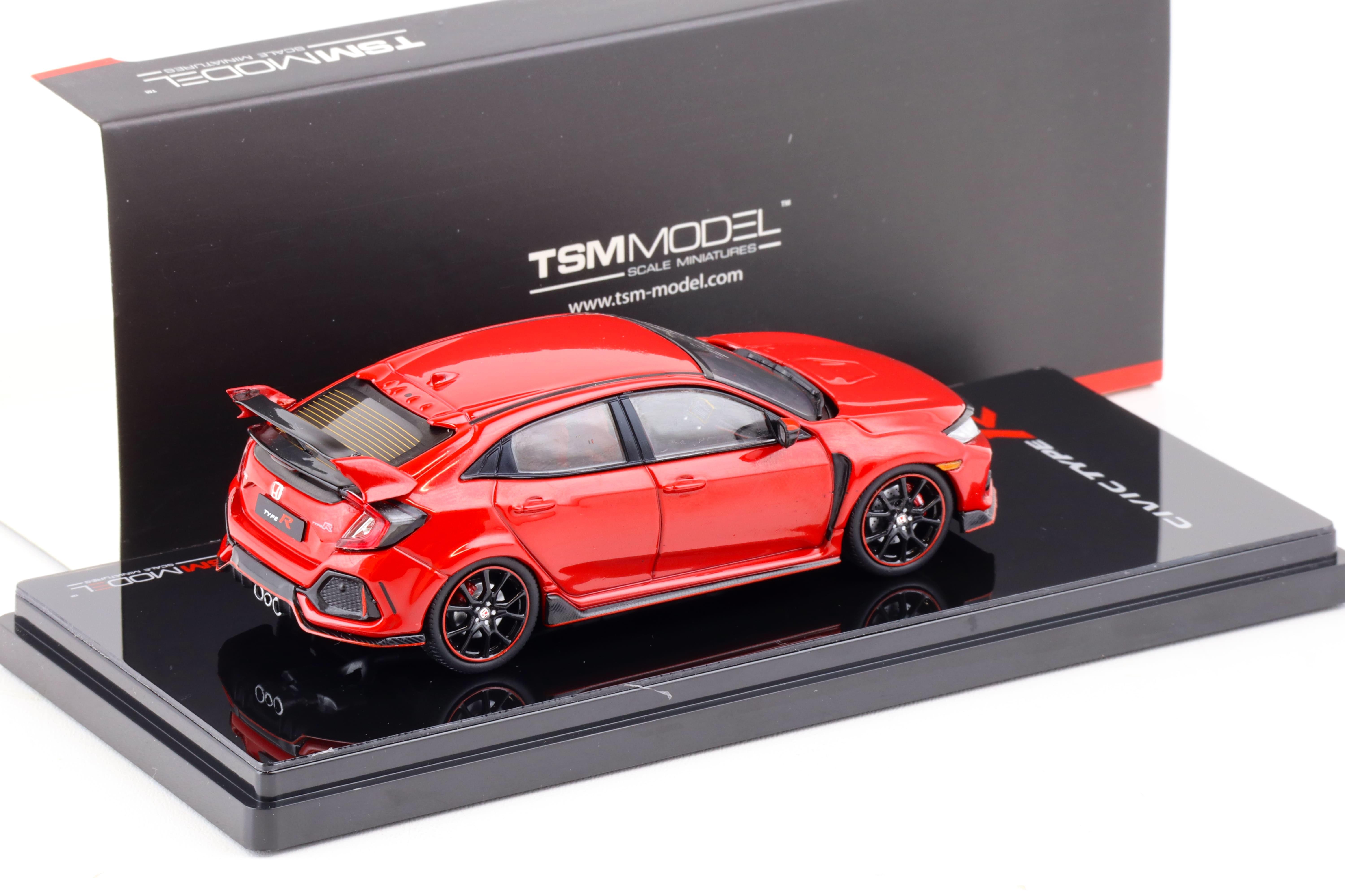 1:43 TSM Model Honda Civic Type R LHD 2017 Rallye red TSM430268