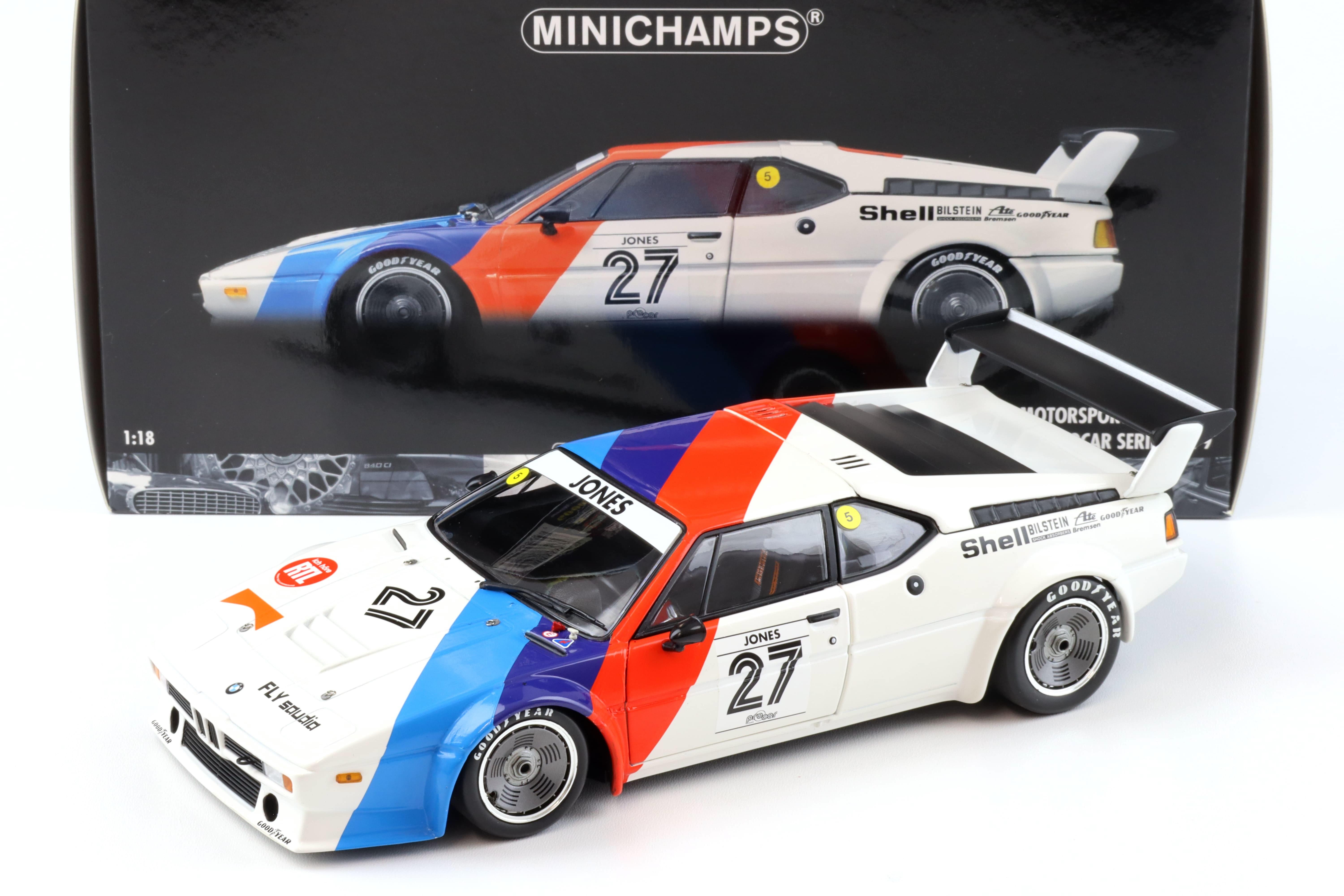 1:18 Minichamps BMW M1 Procar BMW Motorsport #27 A.Jones Procar Series 1979