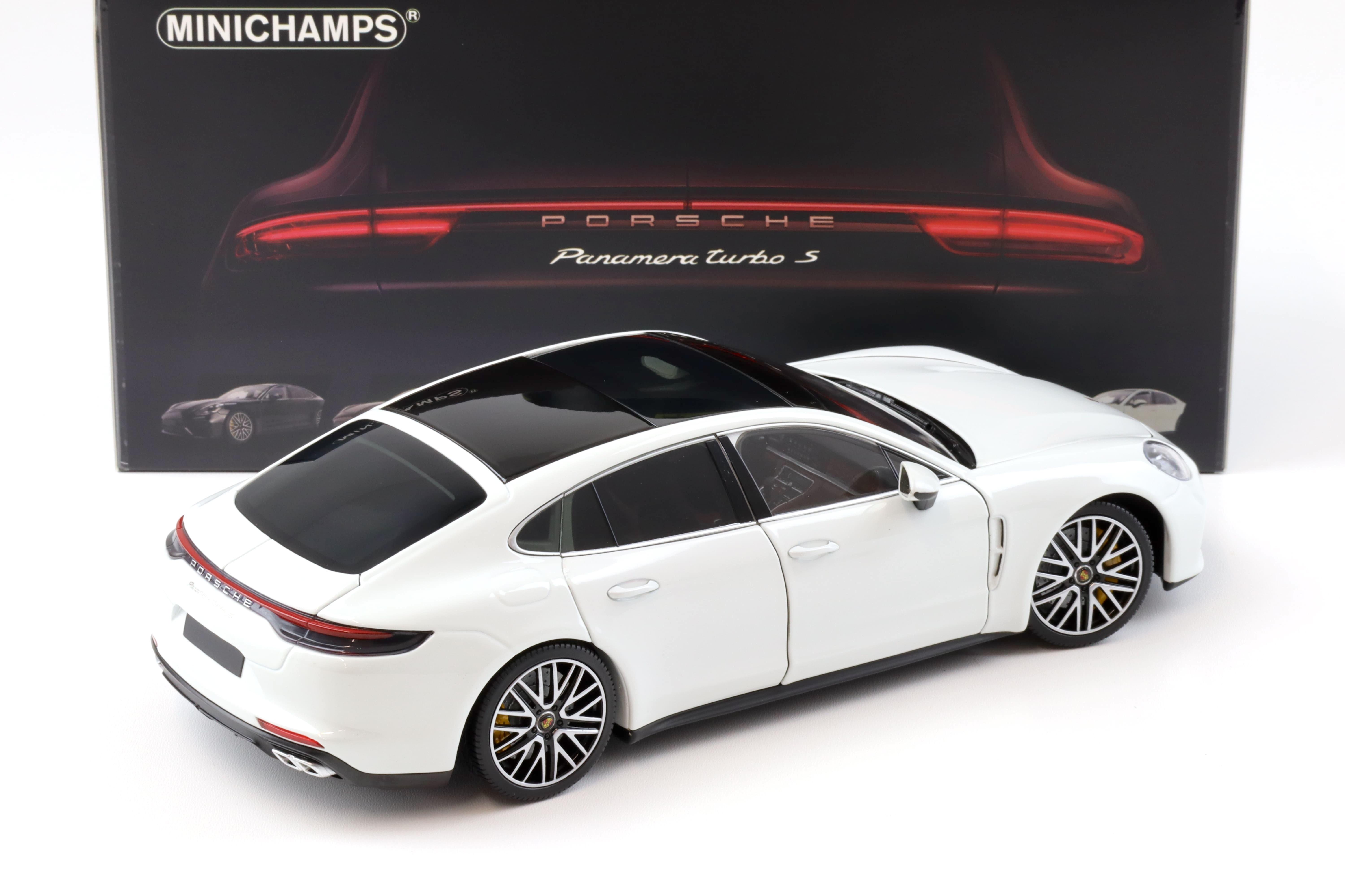 1:18 Minichamps Porsche Panamera Turbo S 2020 white metallic