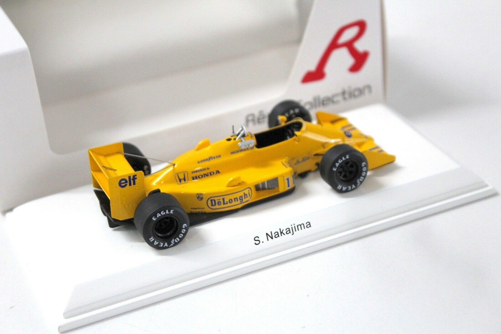 1:43 Spark Lotus 99T 1987 Japanese GP 6th #11 Nakajima