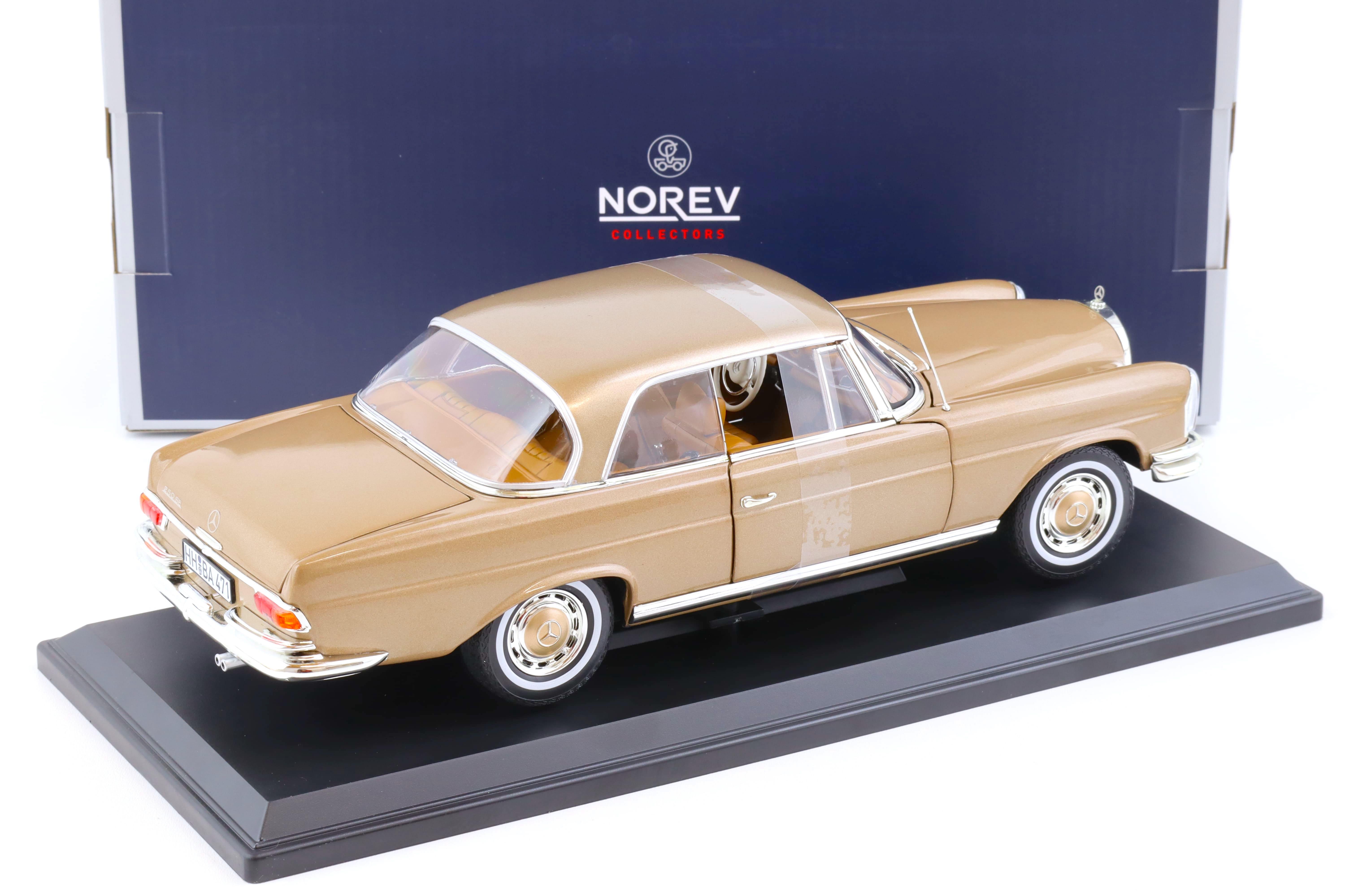 1:18 Norev Mercedes 250 SE Coupe 1969 gold metallic 183759