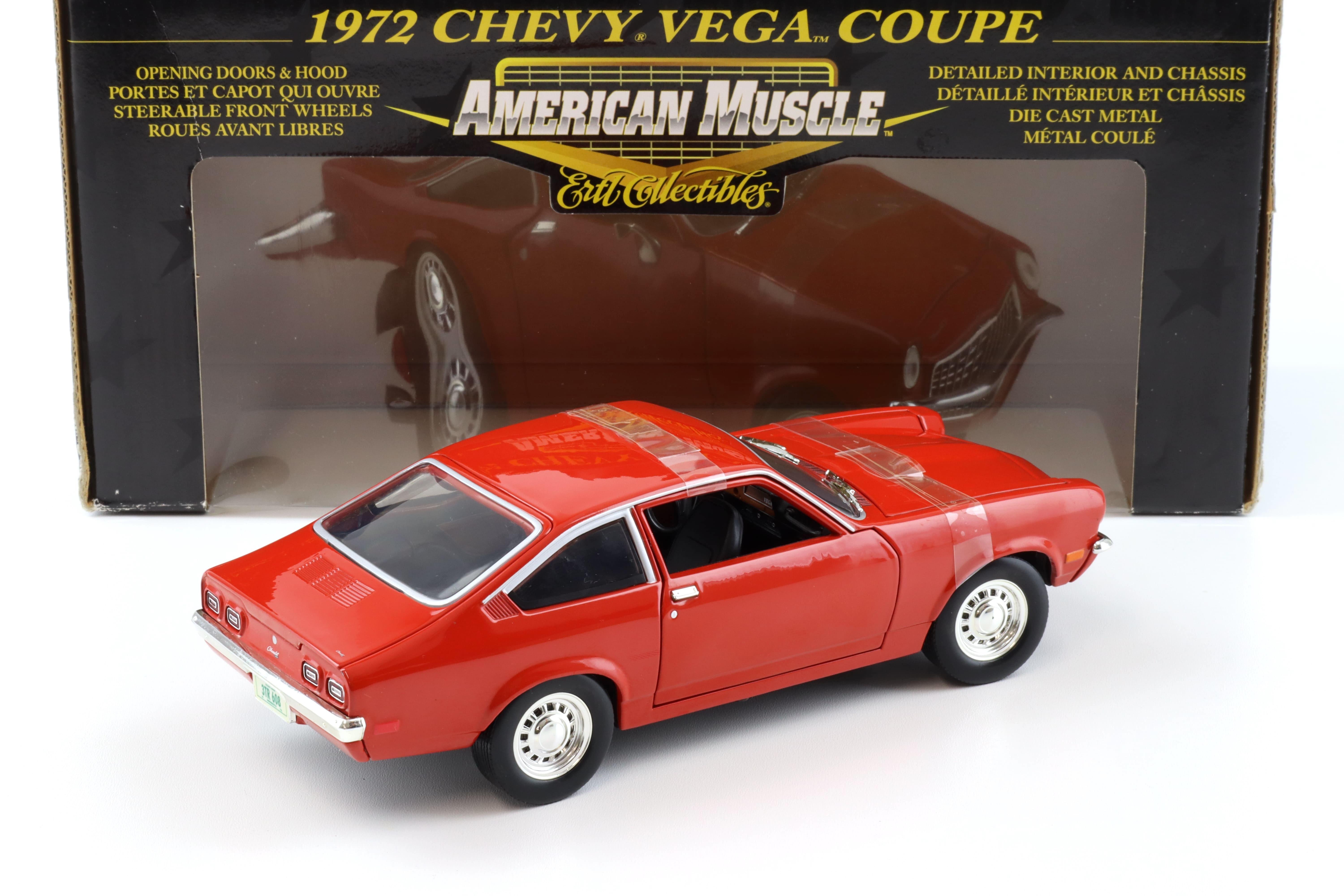 1:18 ERTL 1972 Chevrolet Chevy Vega Coupe red 33509