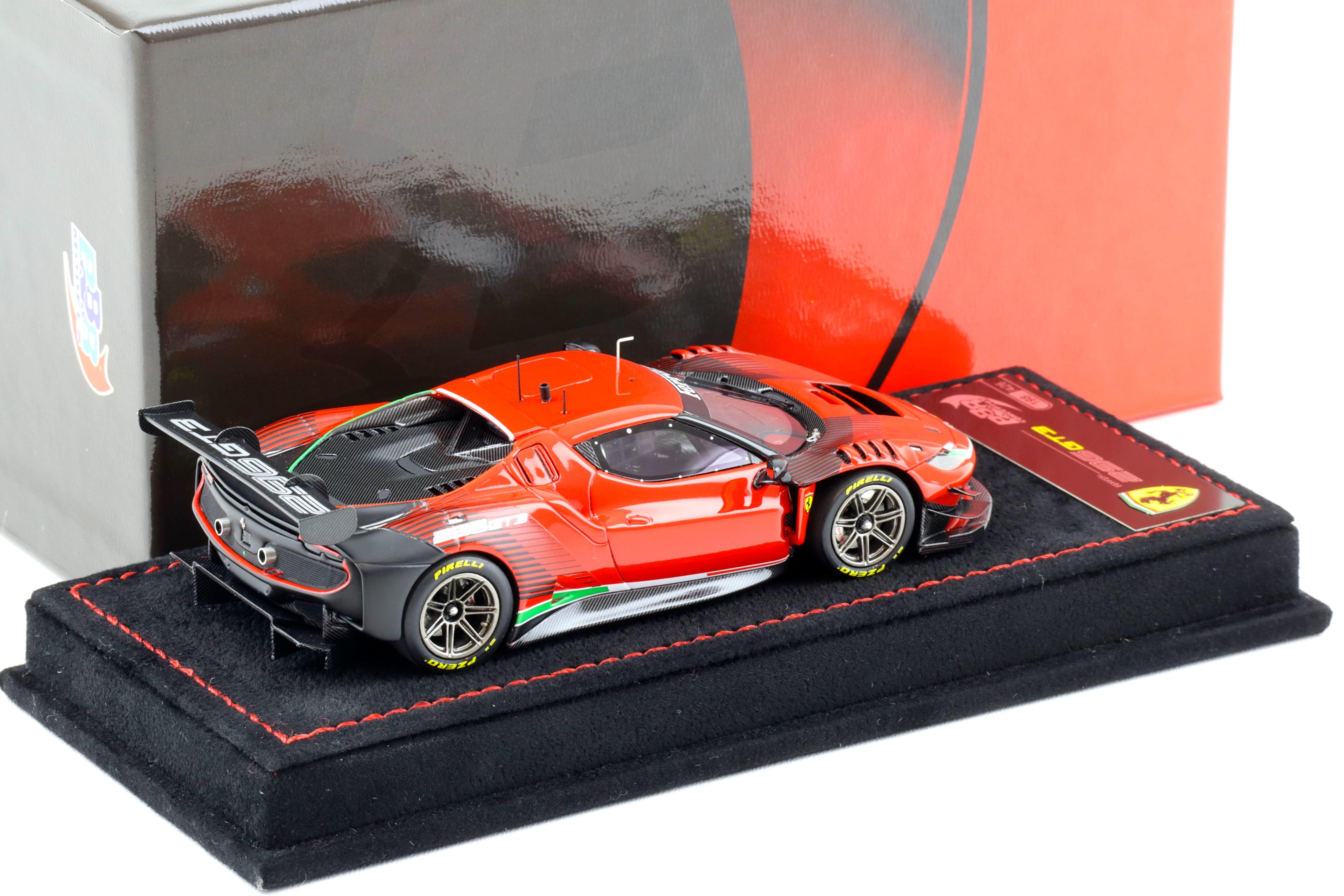 1:43 BBR Ferrari 296 GT3 Rosso Corsa 322 red 2022 - Limited 426 pcs.