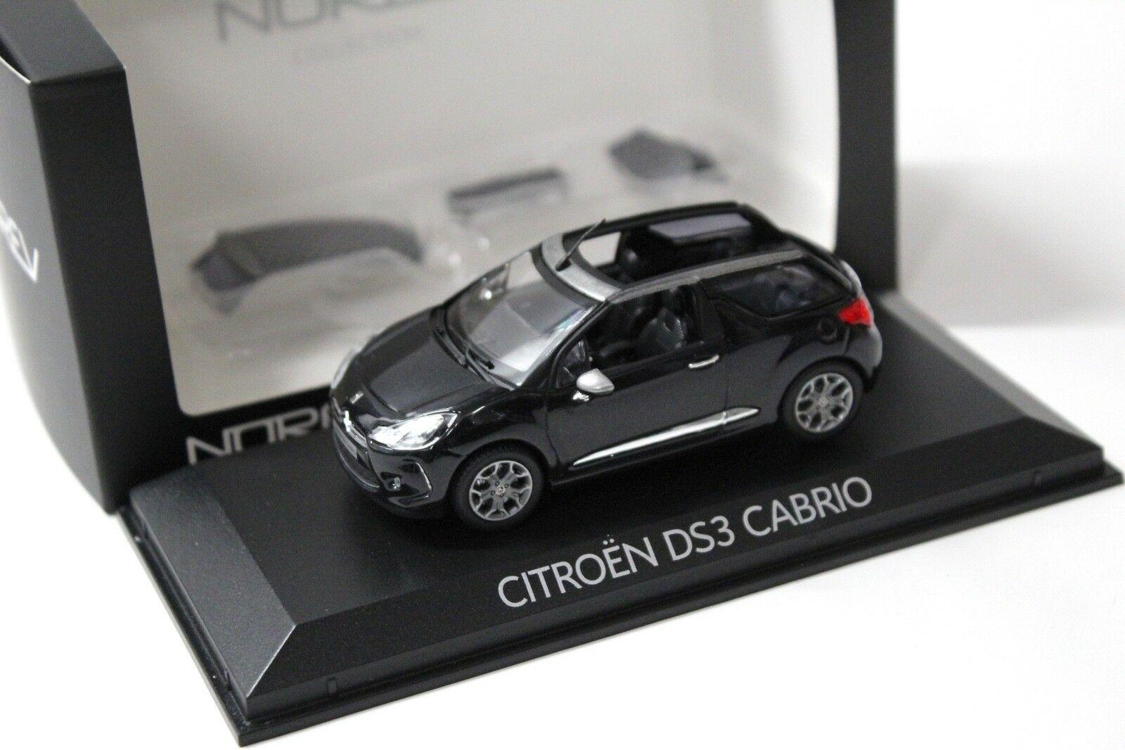 1:43 Norev Citroen DS3 Cabrio black 2013 
