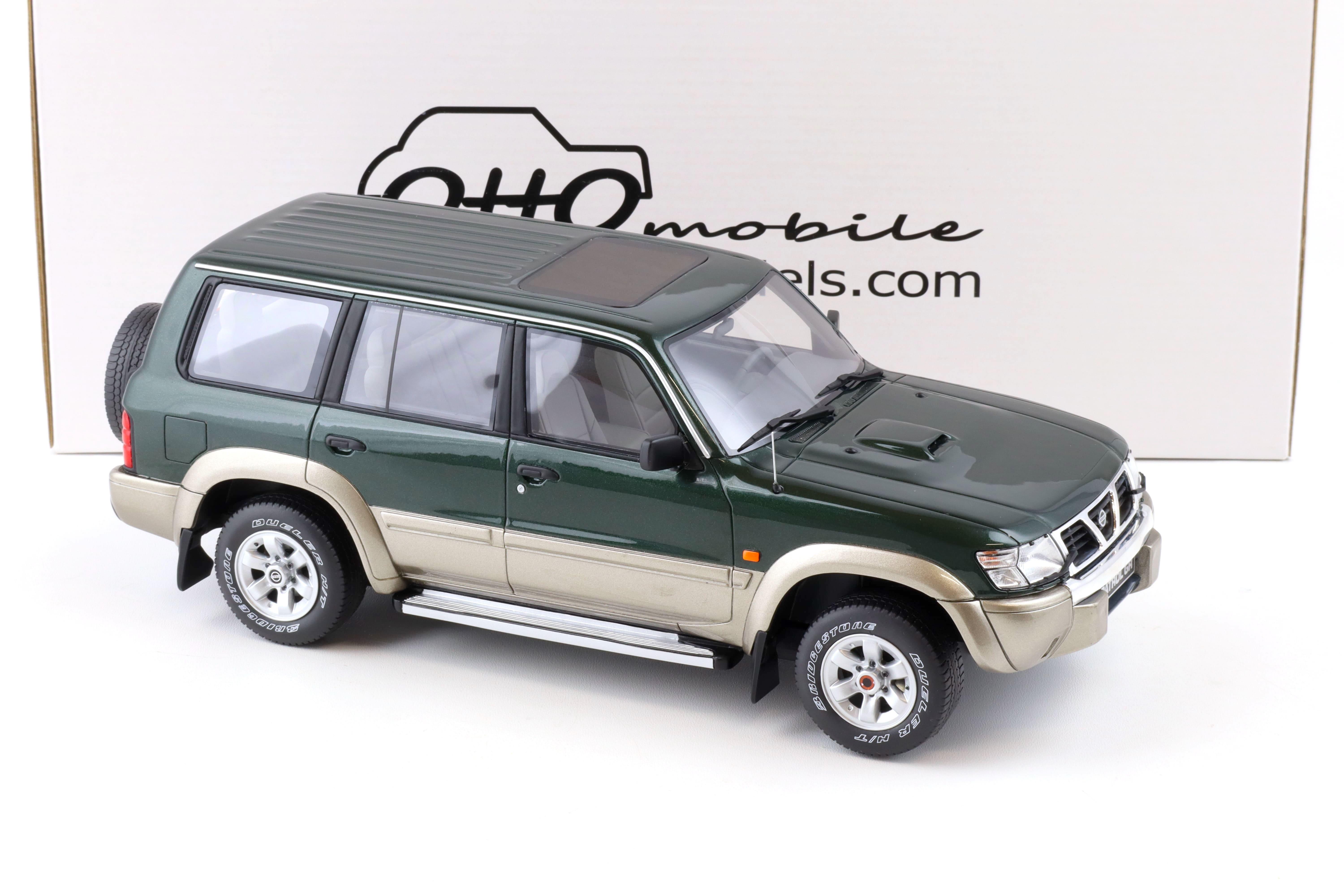 1:18 OTTO mobile OT433 Nissan Patrol GR Y61 green metallic 1998