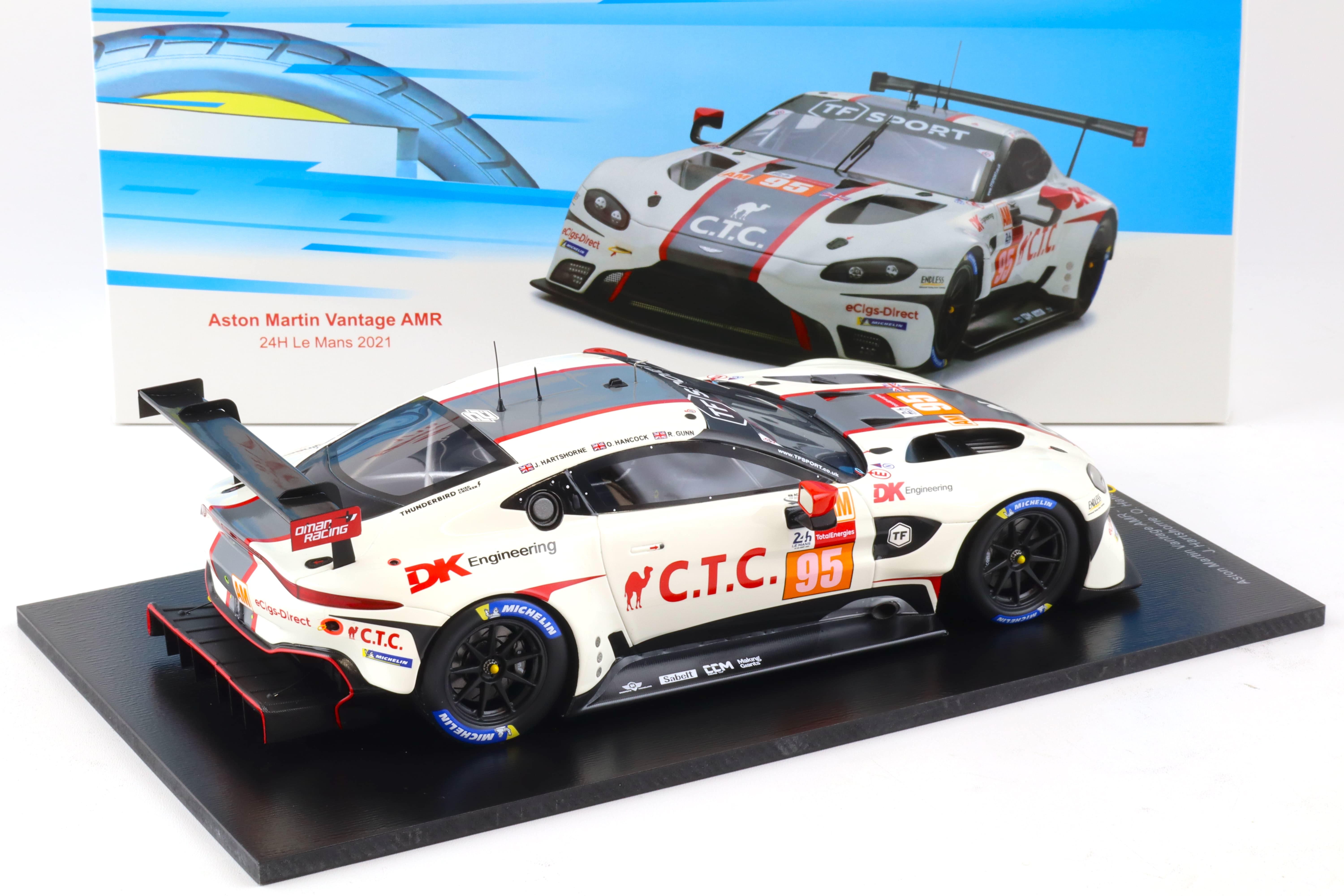 1:18 Spark Aston Martin Vantage AMR #95 Le Mans 2021 Hartshorne/ Hancock/ Gunn