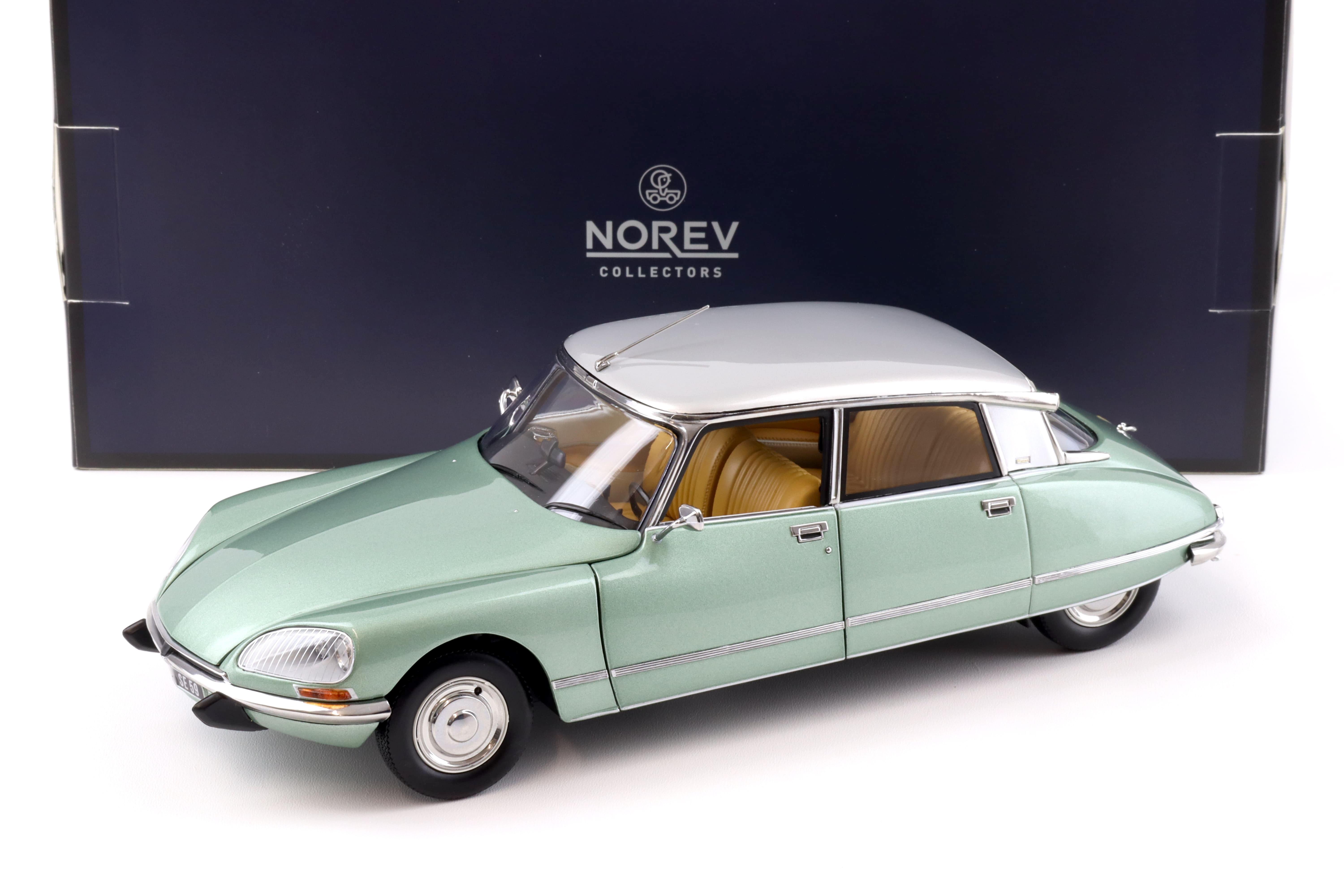 1:18 Norev Citroen DS 23 Pallas 1972 green metallic - Limited 400 pcs.