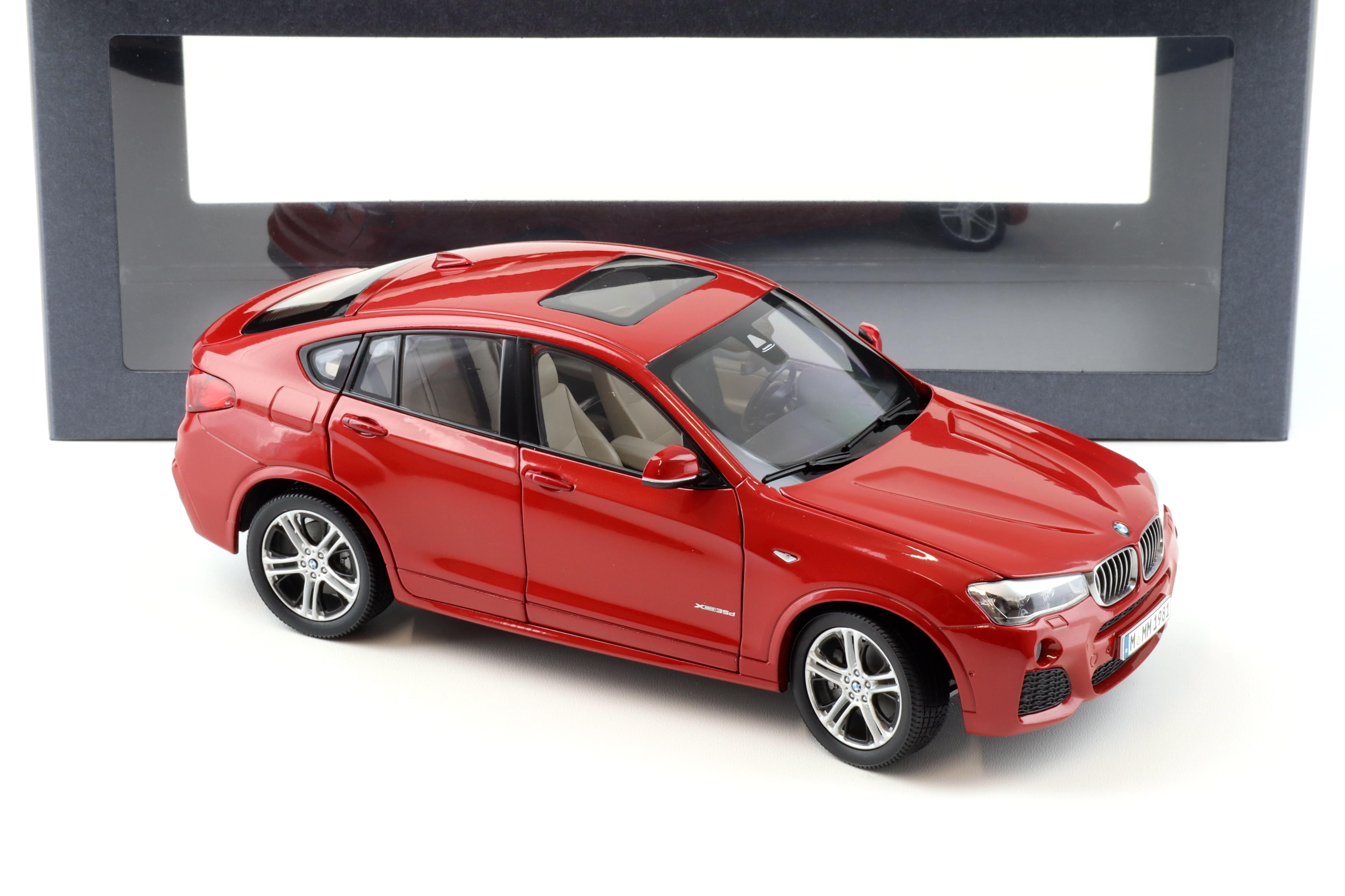 1:18 Paragon 2014 BMW X4 F26 Melbourne red DEALER VERSION