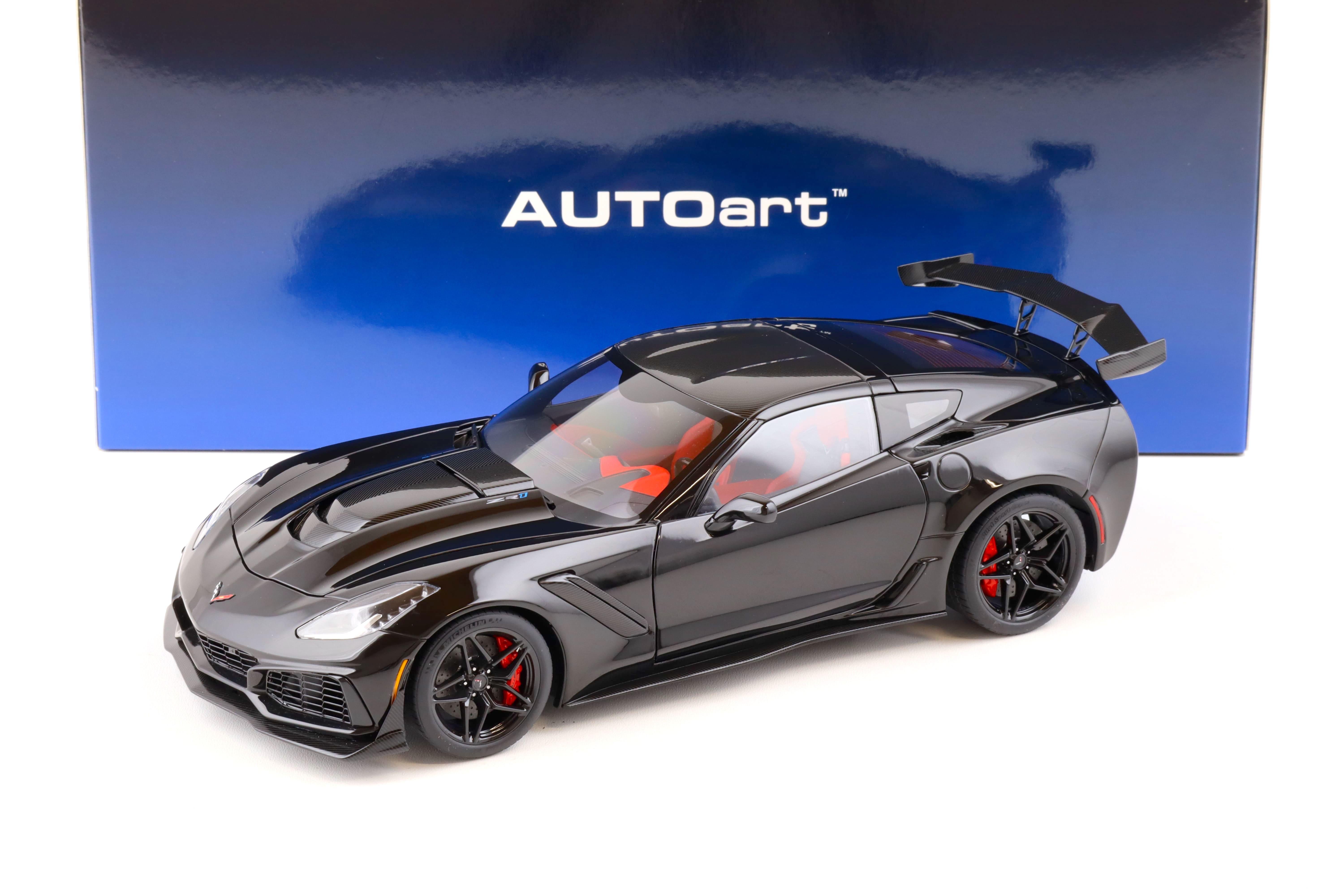 1:18 AUTOart Chevrolet Corvette C7 ZR1 Coupe 2019 Gloss black