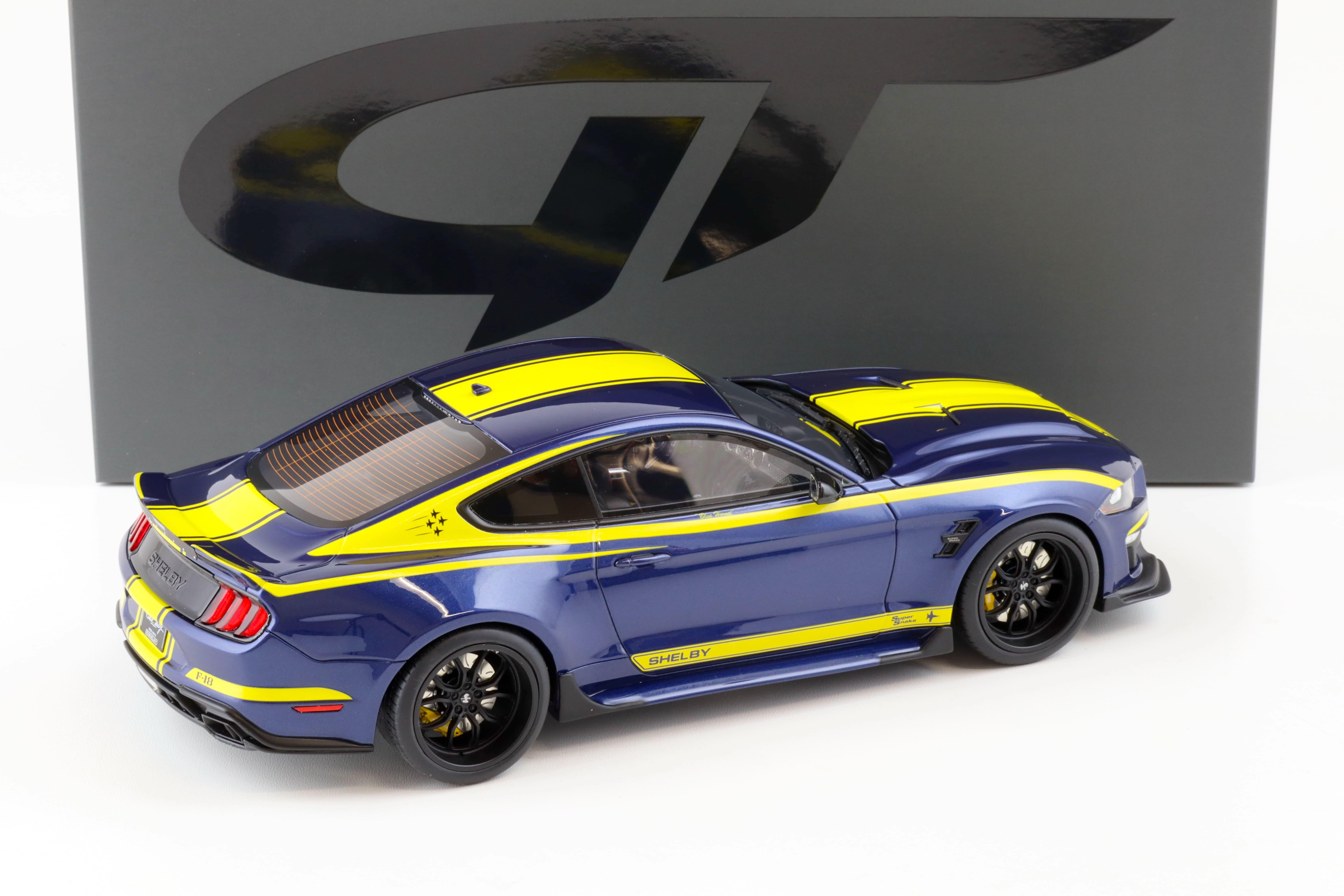 1:18 GT Spirit GT871 Ford Shelby Mustang Super Snake Coupe blue/ yellow 2021