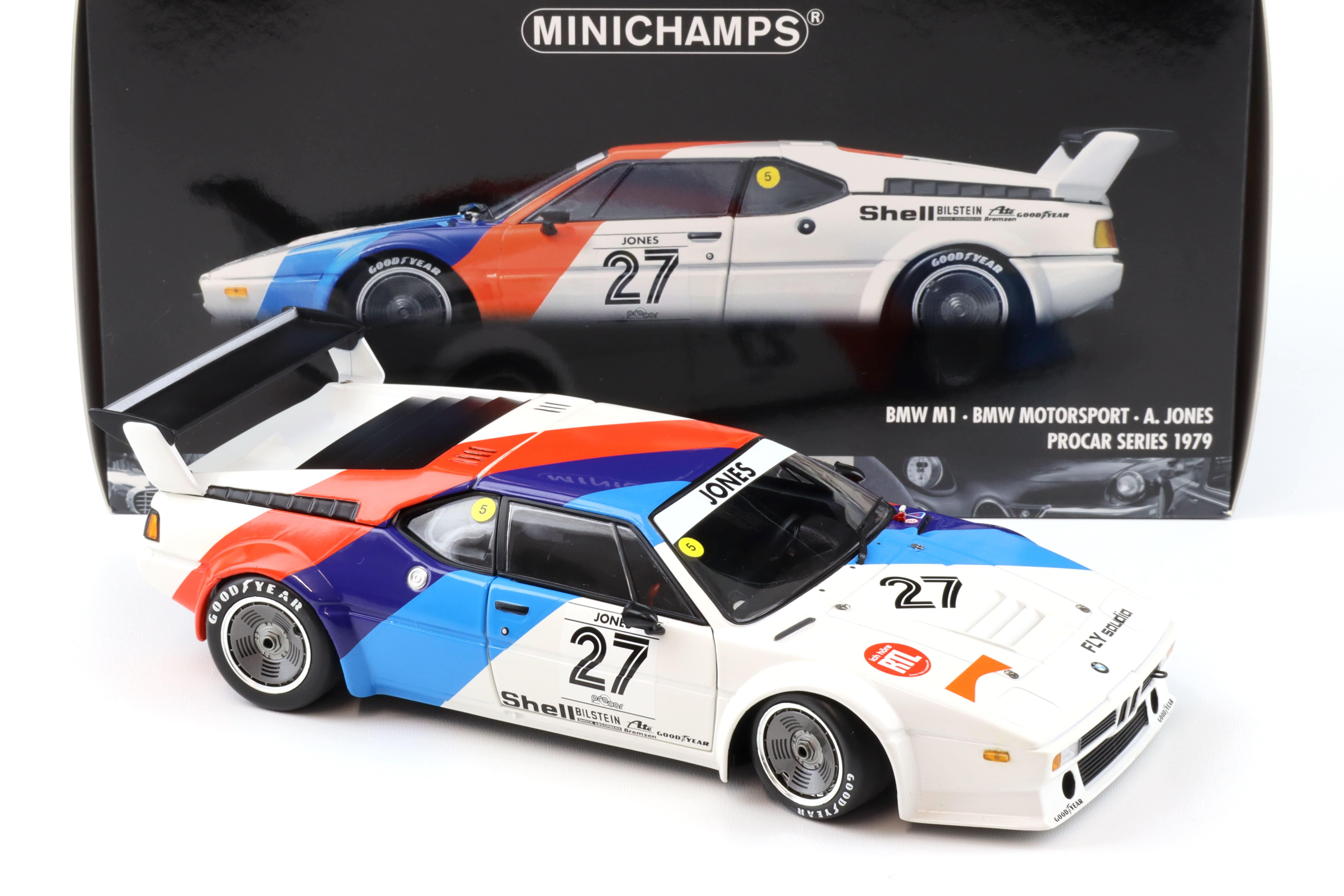 1:18 Minichamps BMW M1 Procar BMW Motorsport #27 A.Jones Procar Series 1979