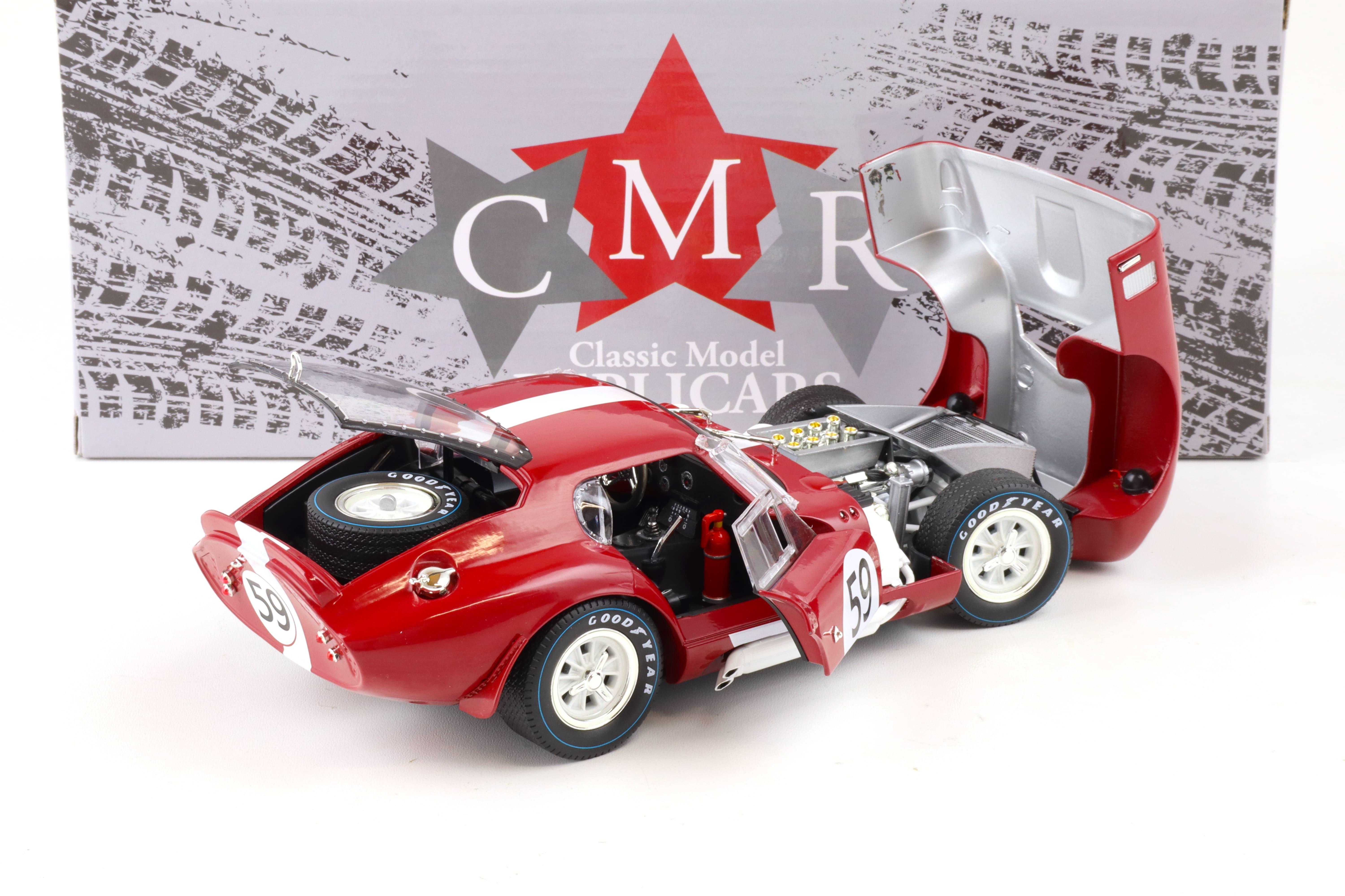 1:18 CMR Shelby Cobra Daytona Coupe 24h Le Mans 1965 #59 red CMR112