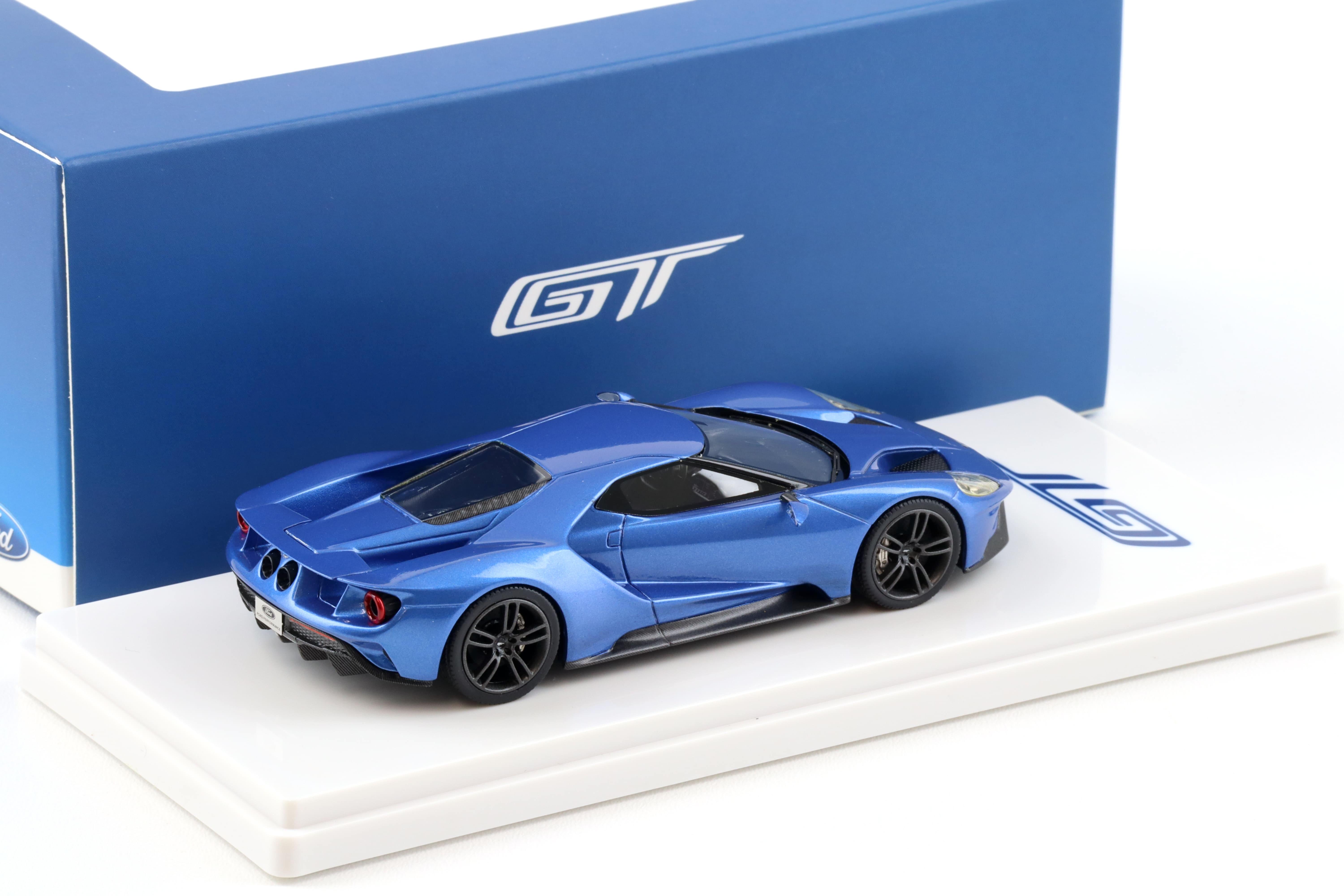 1:43 TSM Model 2015 Ford GT Detroit Auto Show Liquid blue Ford Collection