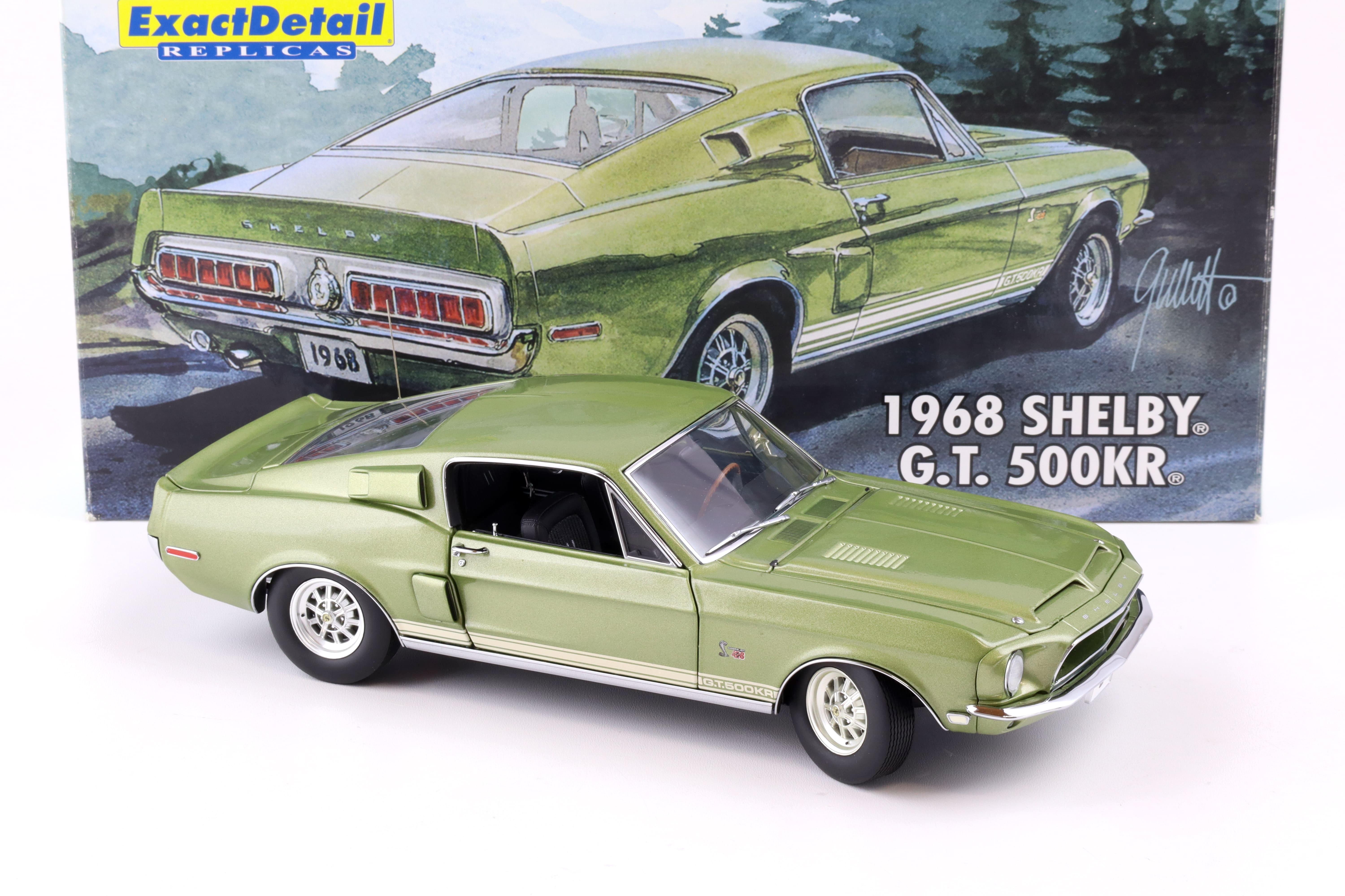 1:18 Exact Detail 1968 Shelby GT 500KR Coupe green metallic WCC709