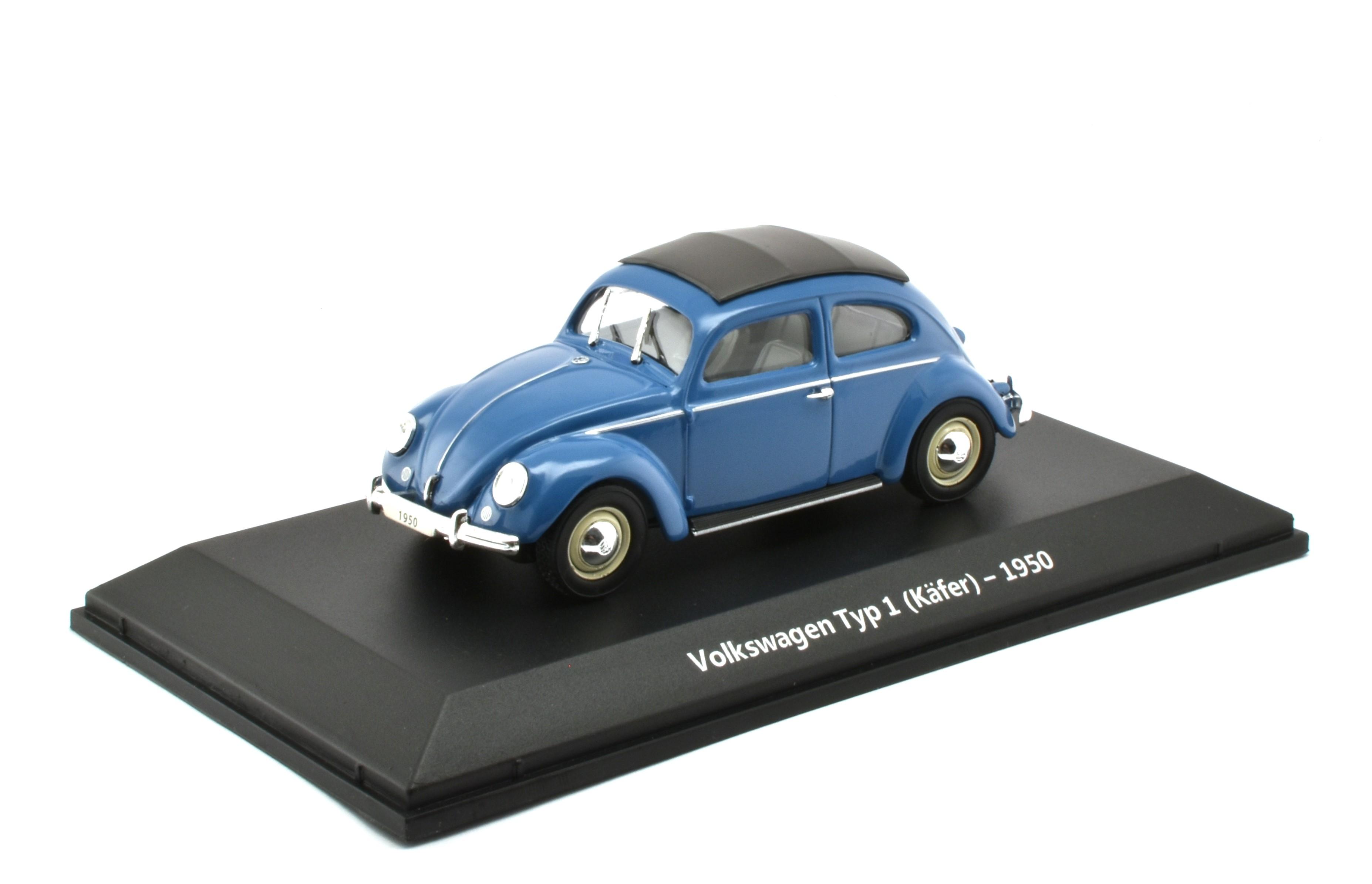1:43 Atlas VW Collection VW Typ 1 Käfer 1950 blue