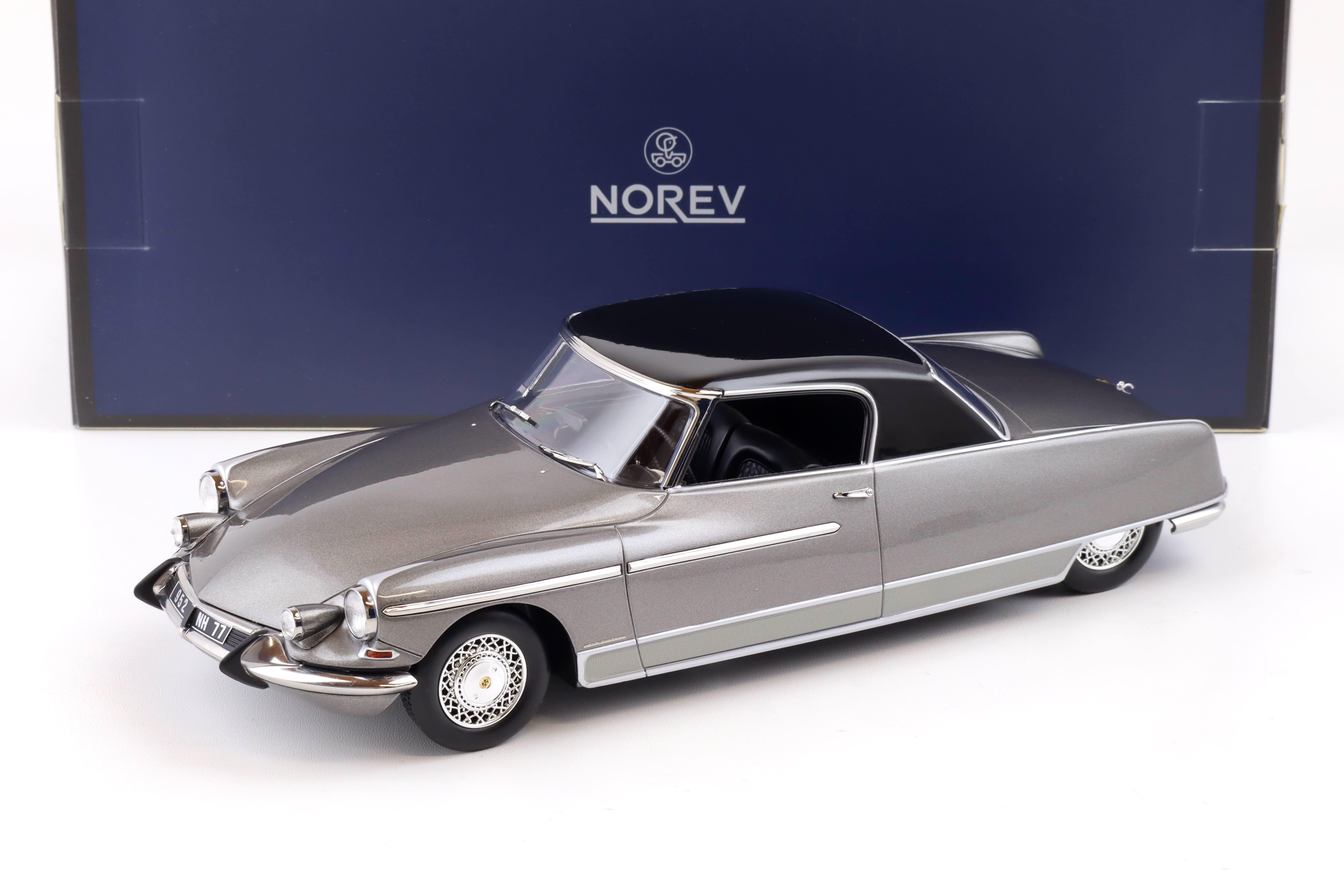 1:18 Norev Citroen DS 19 Le Dandy 1964 grey & black - Limited 300 pcs.