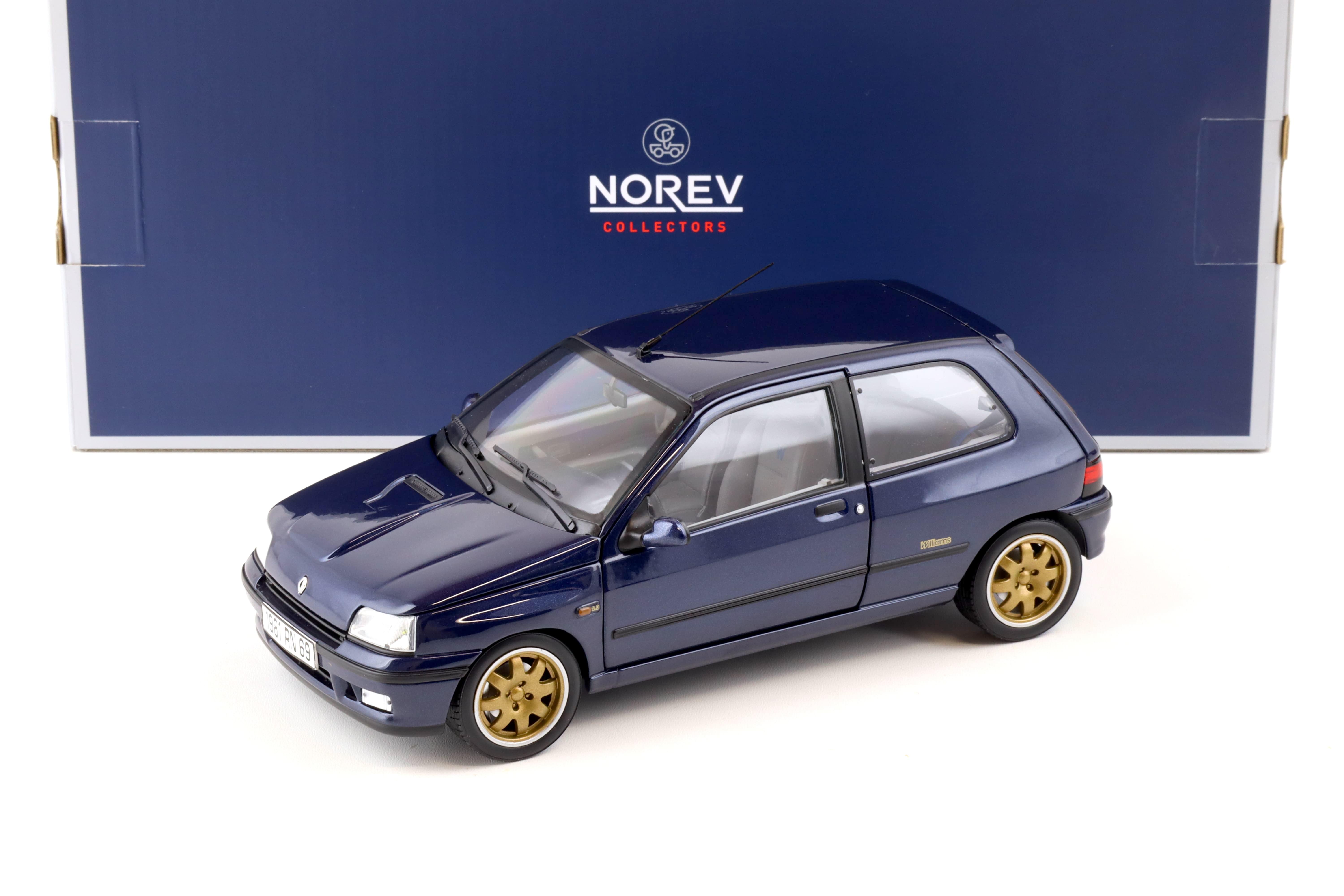 1:18 Norev Renault Clio Williams 1993 blue metallic 185230