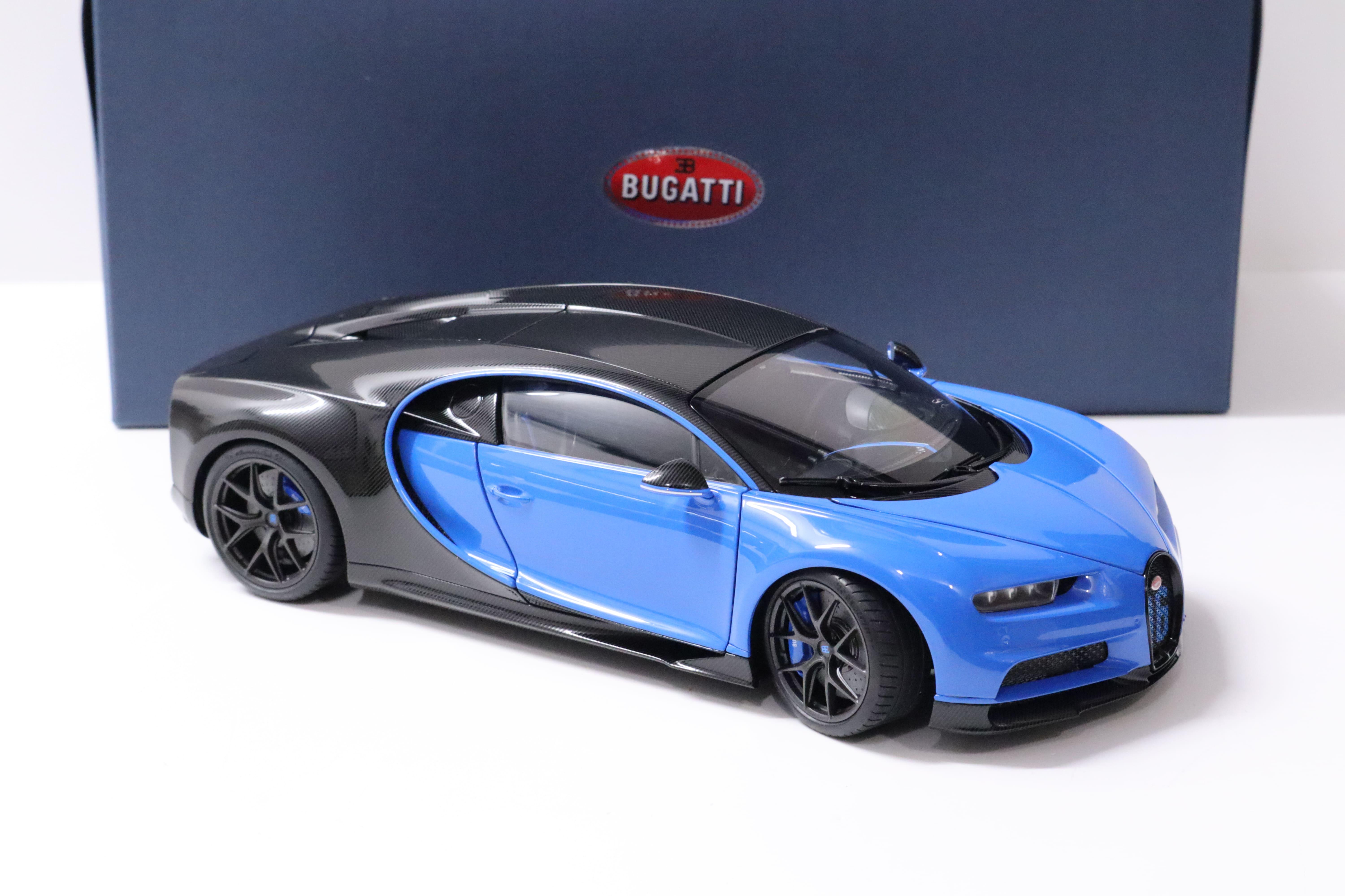 1:18 AUTOart Bugatti Chiron Sport 2019 French Racing blue/ Carbon