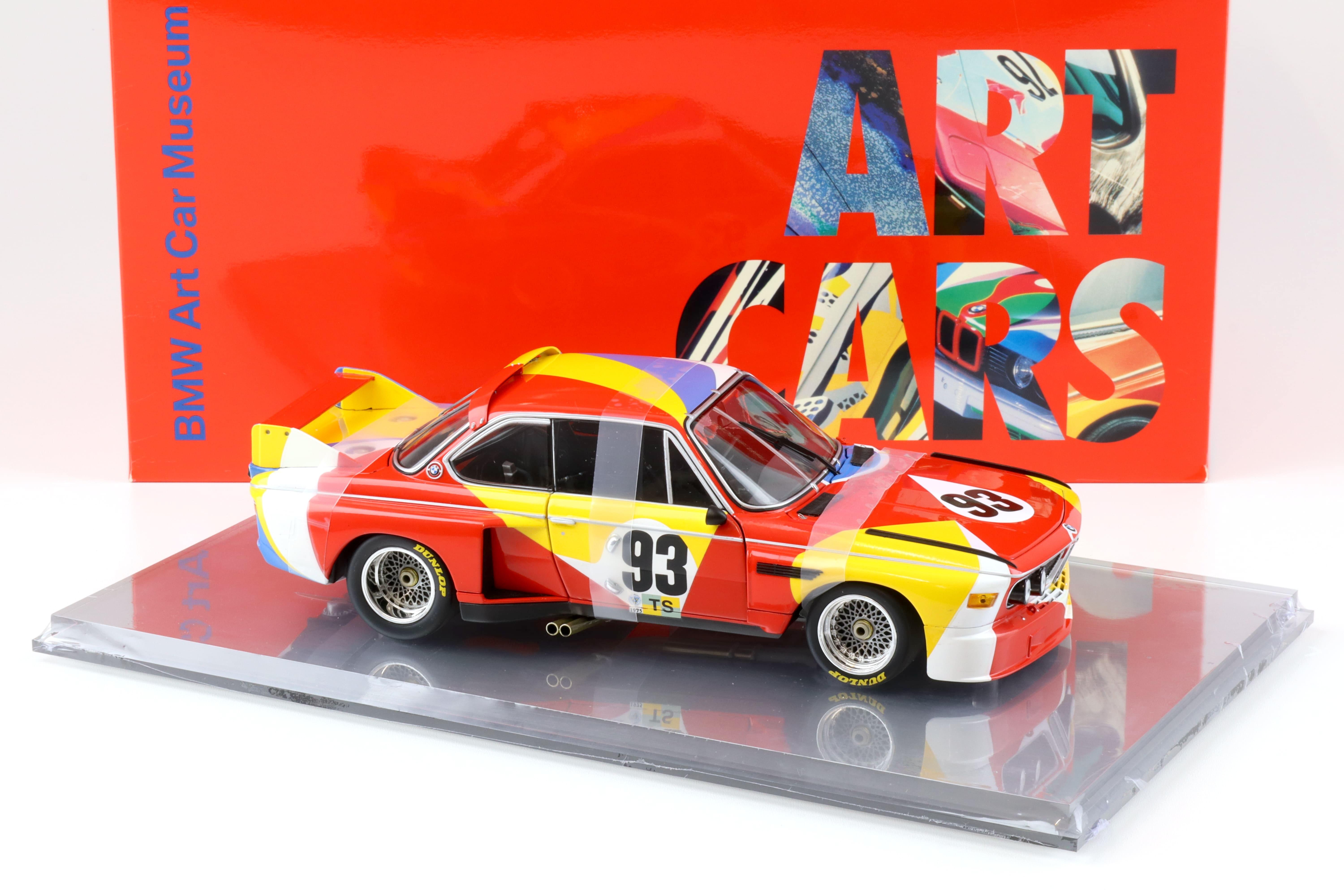 1:18 Minichamps BMW 3.0 CSL Alexander Calder ART CAR DEALER VERSION