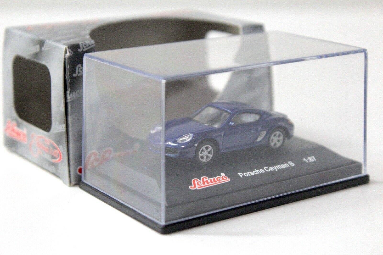 1:87 Schuco Porsche Cayman S blue