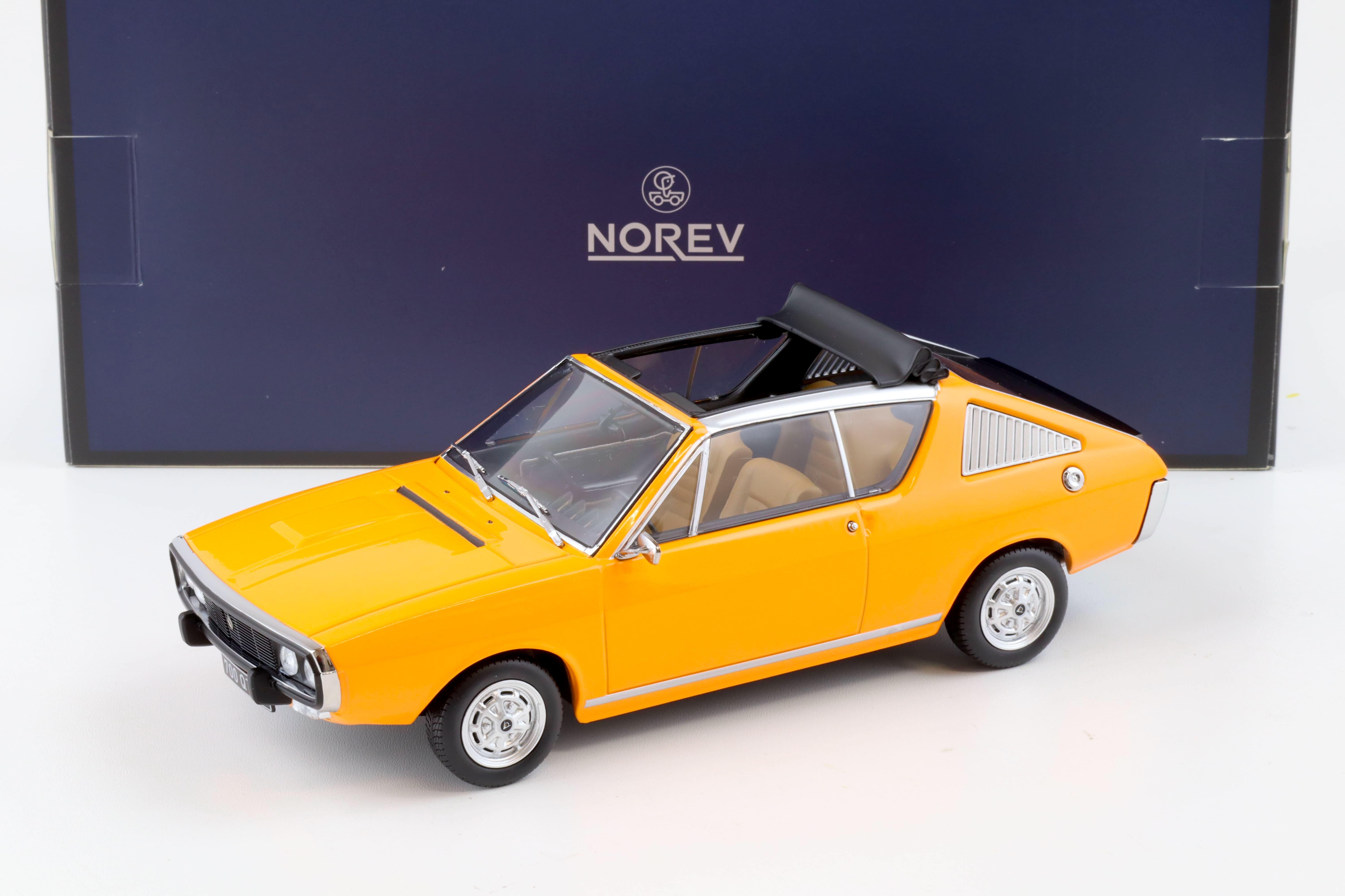 1:18 Norev Renault 17 TS Decrouvrable 1974 orange - Limited 300 pcs.