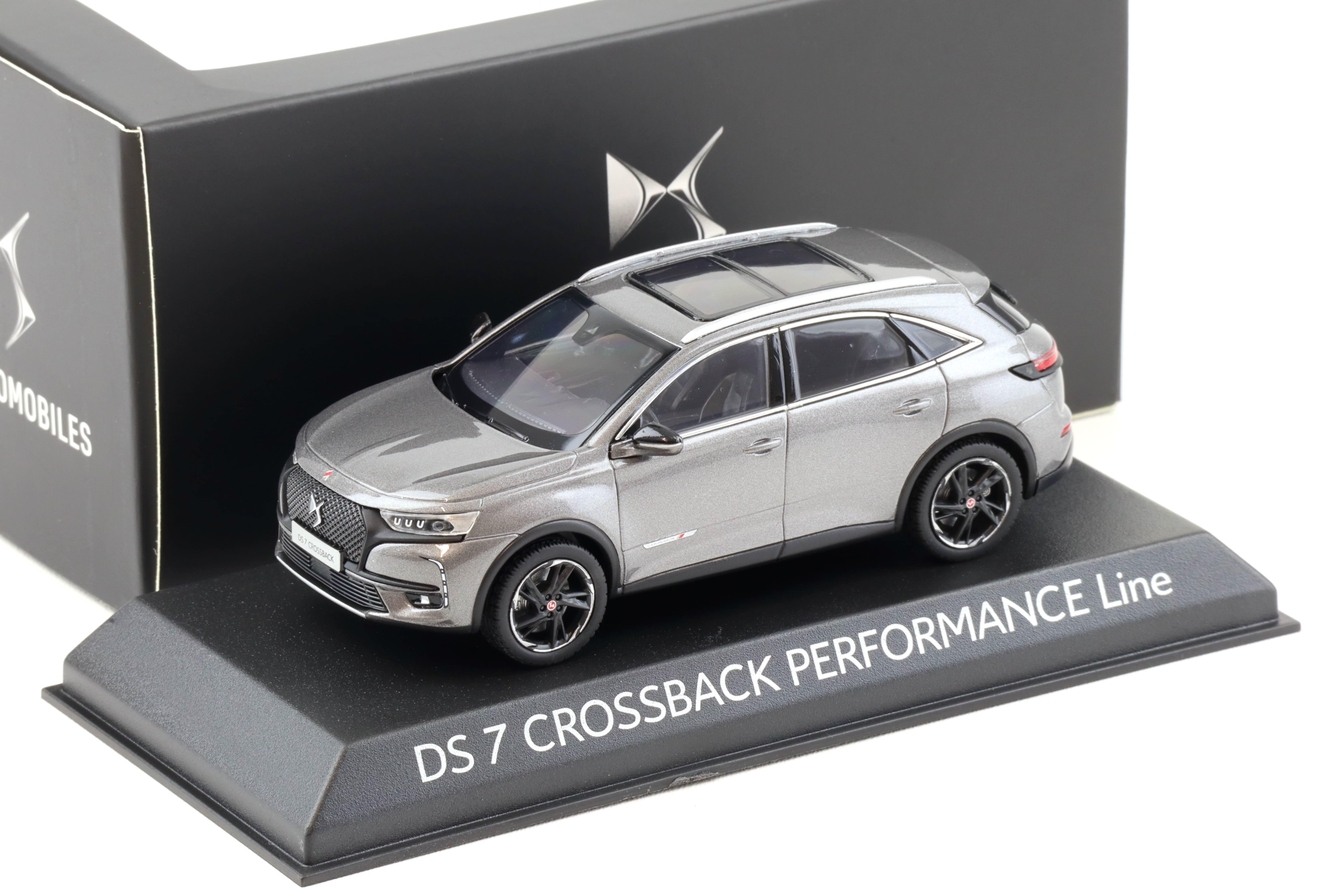 1:43 Norev Citroen DS Automobiles DS 7 Crossback Performance Line grey DEALER VERSION