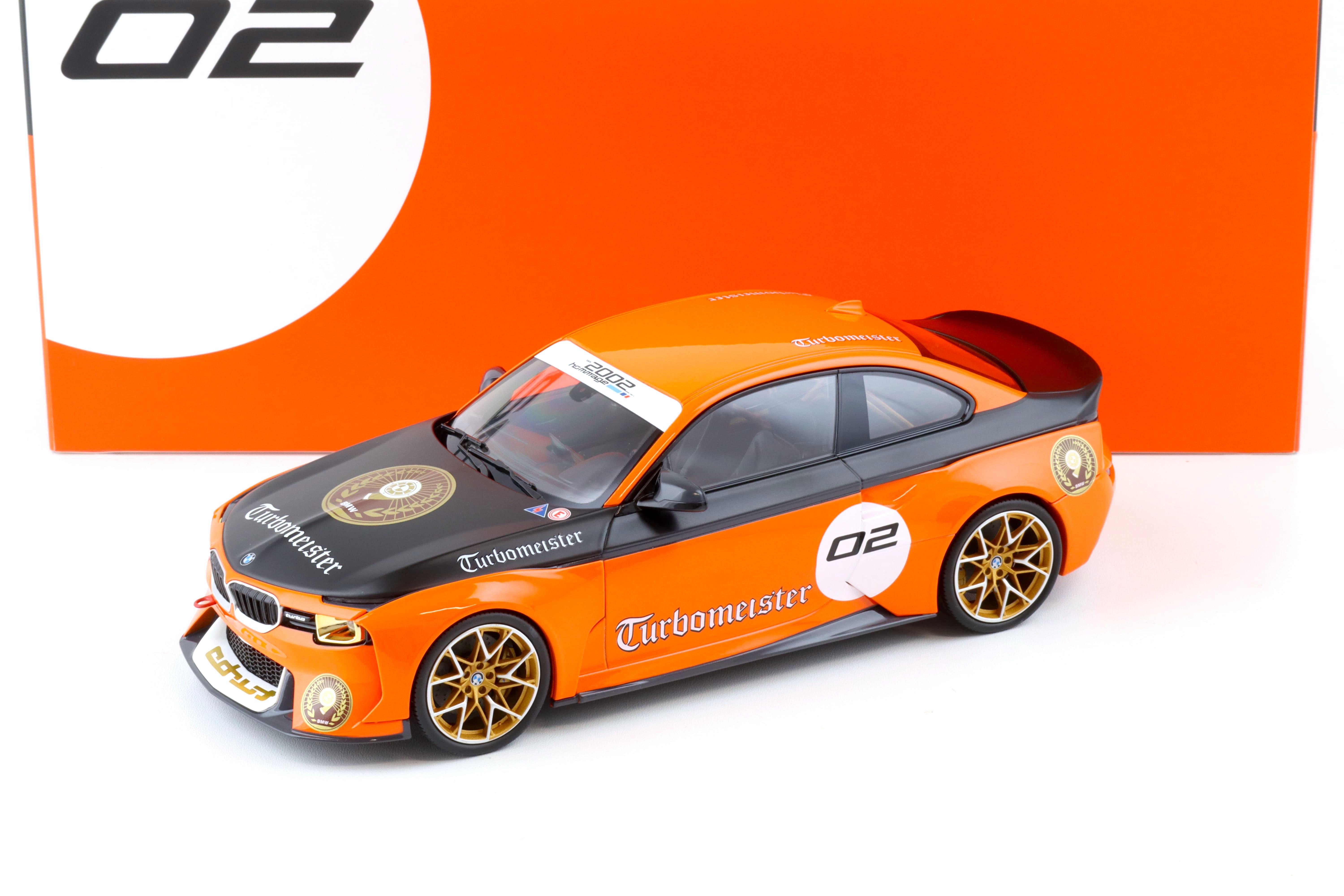 1:18 Norev BMW 2002 Hommage Turbomeister #02 orange/ black DEALER VERSION