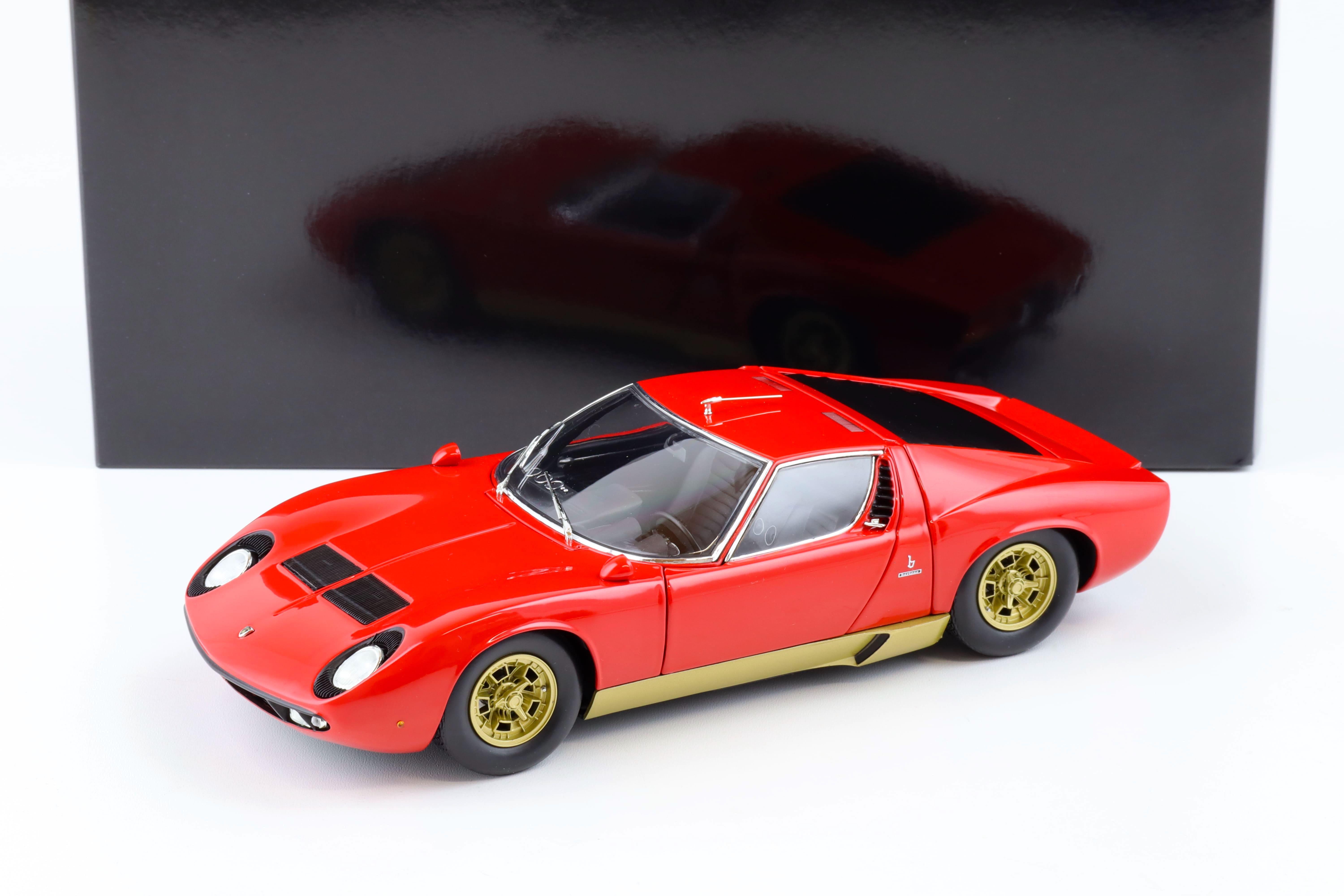 1:18 Kyosho Lamborghini Miura S Coupe red/ gold 08316R