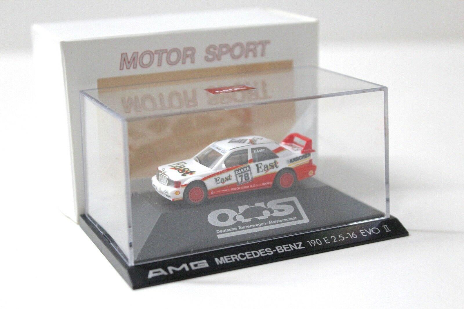 1:87 Herpa AMG Mercedes 190E 2.5-16V EVO II EAST Lohr #78