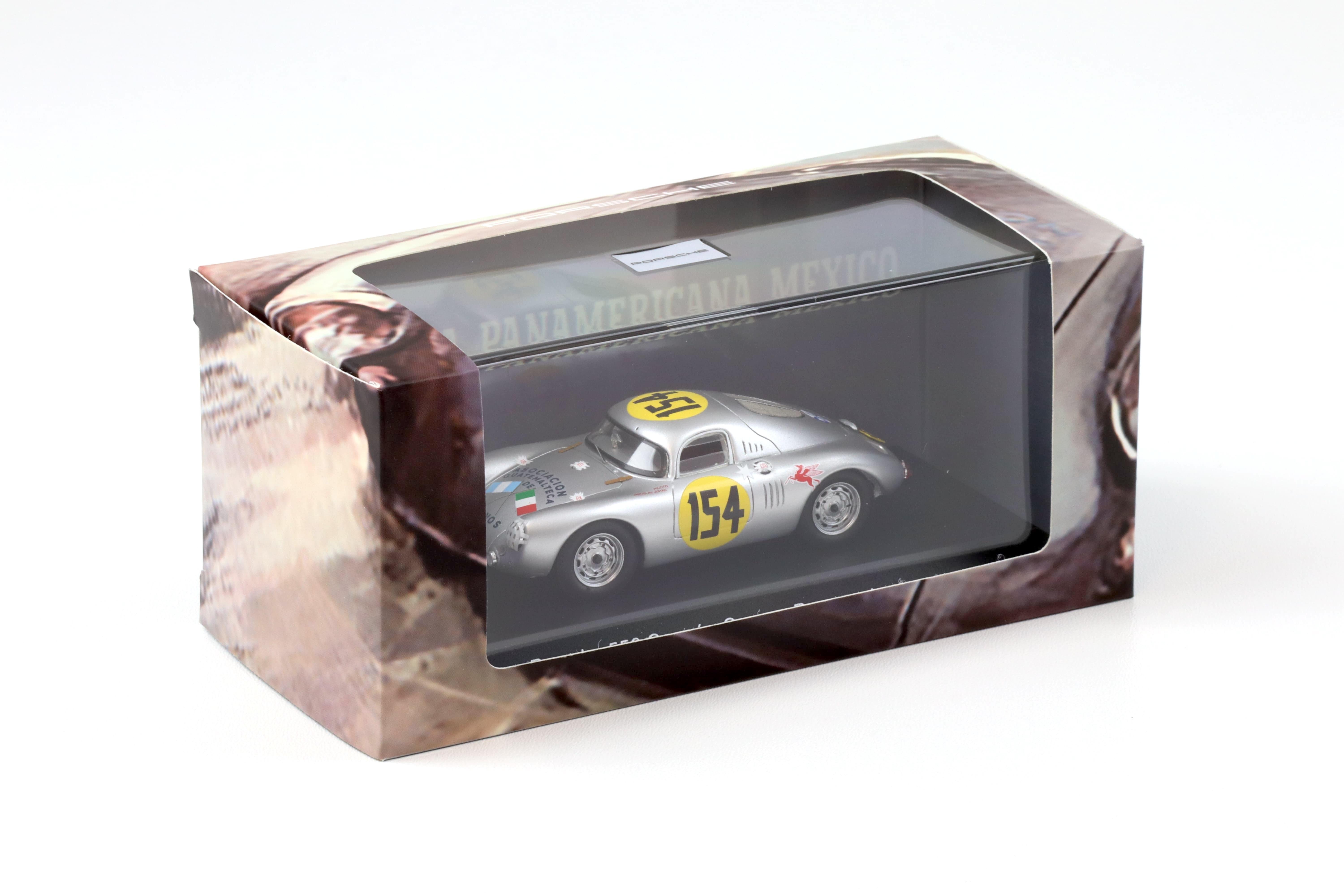 1:43 Spark Porsche 550 Coupe Carrera Panamericana 1953 #154 MAP Porsche Museum