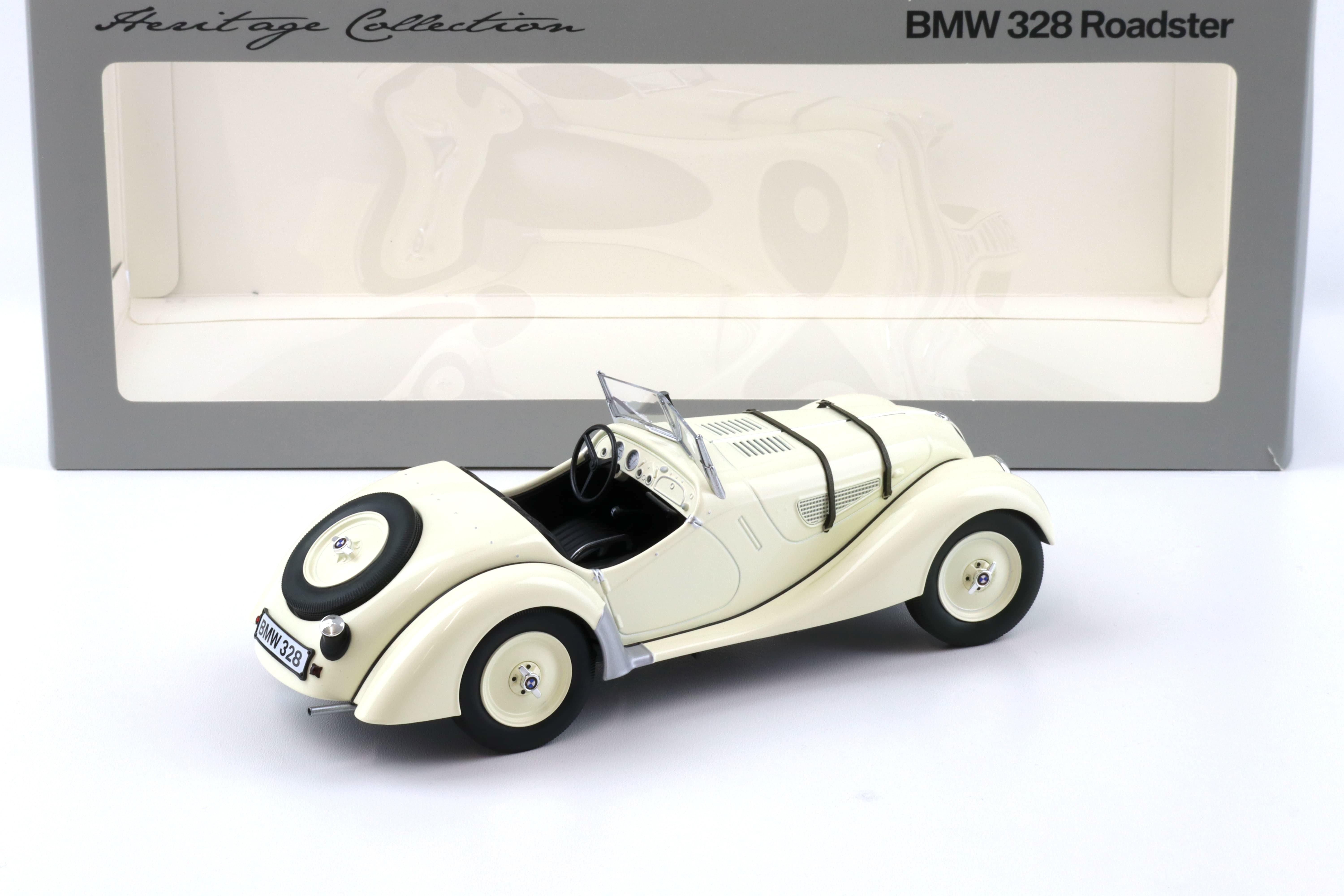 1:18 Minichamps BMW 328 Roadster 1936-1940 white Heritage DEALER VERSION