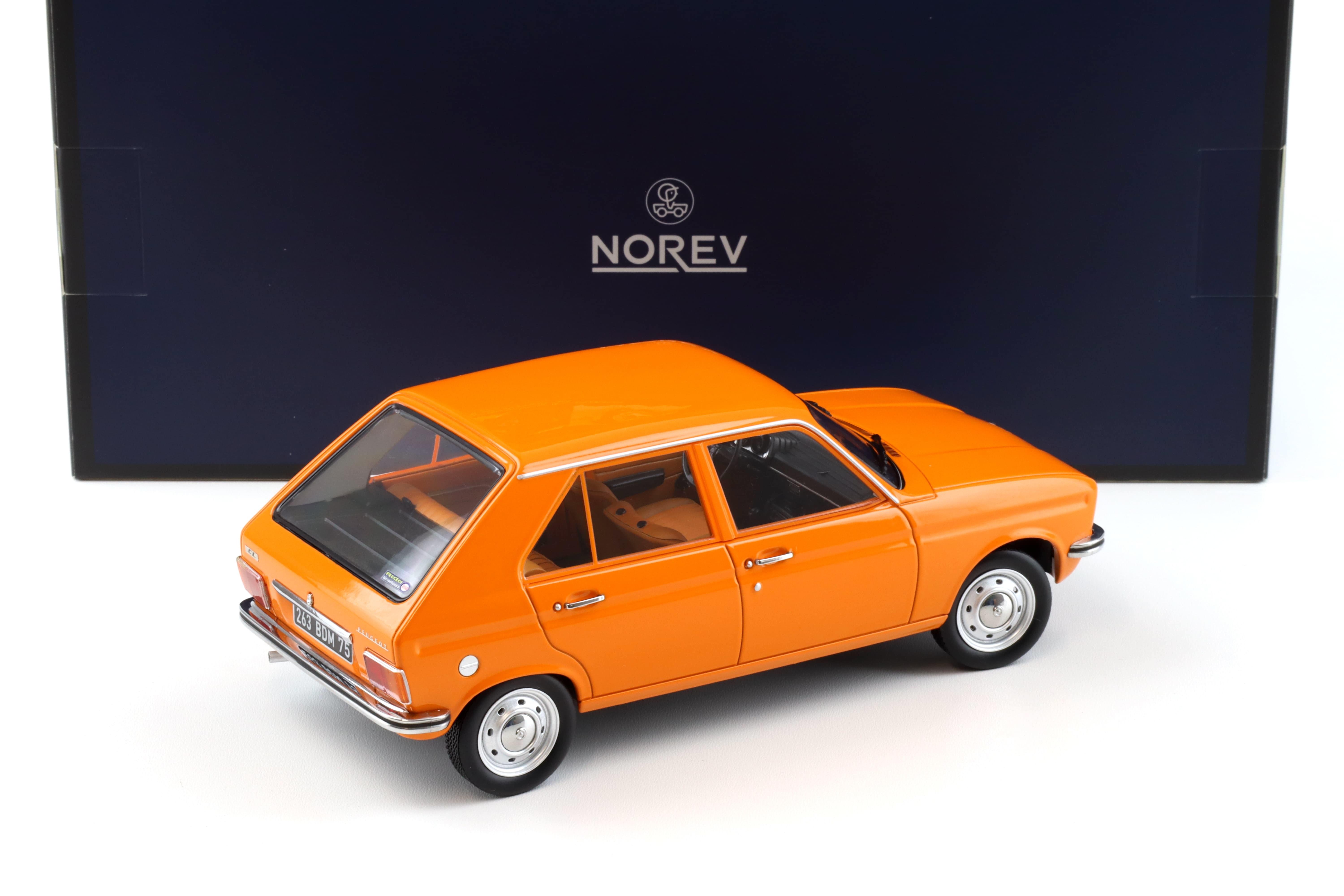 1:18 Norev Peugeot 104 GL 1977 orange - Limited 300 pcs.