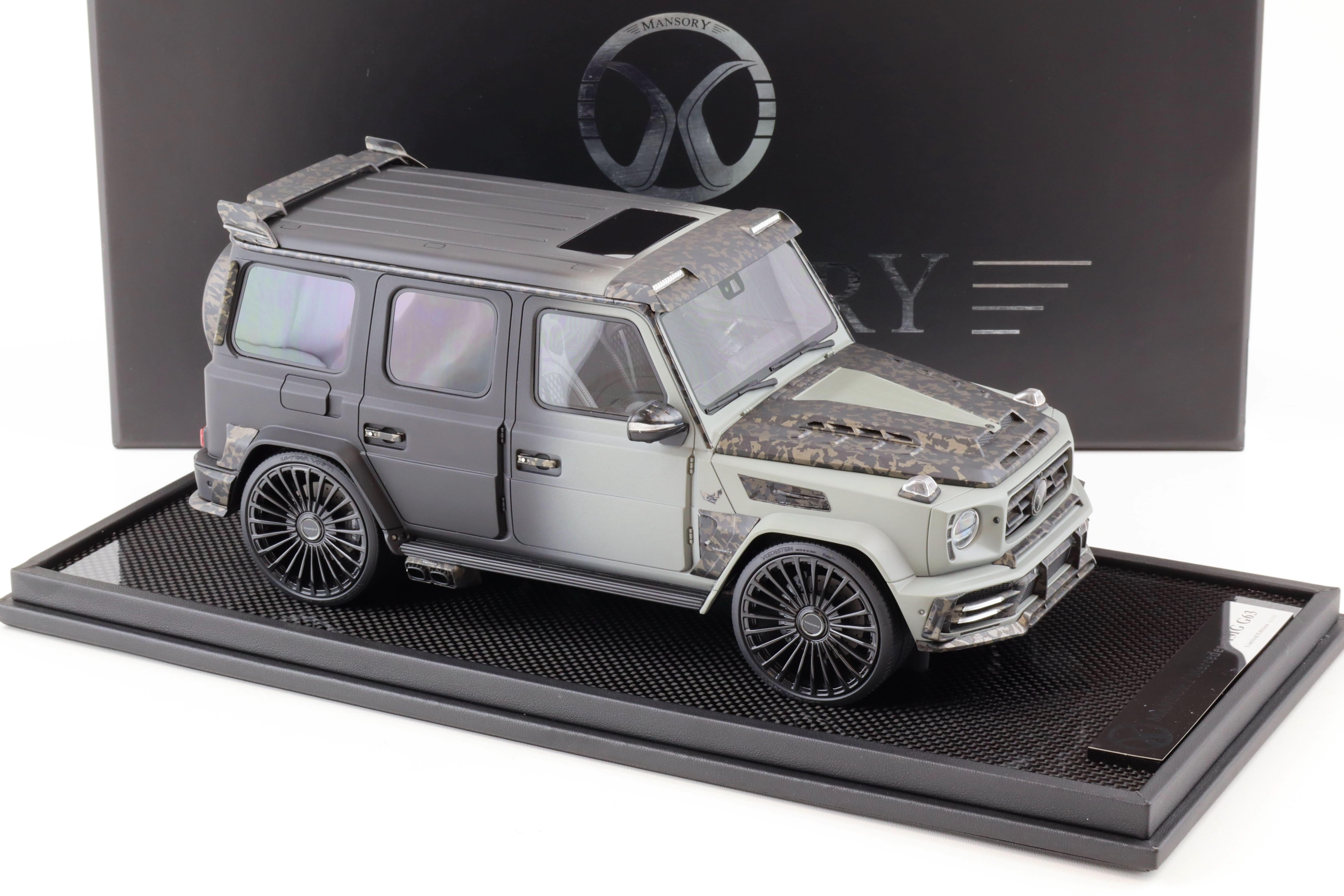 1:18 Motorhelix Mercedes G-Class G63 AMG Mansory UAE matt black/ grey - Limited 99 pcs.