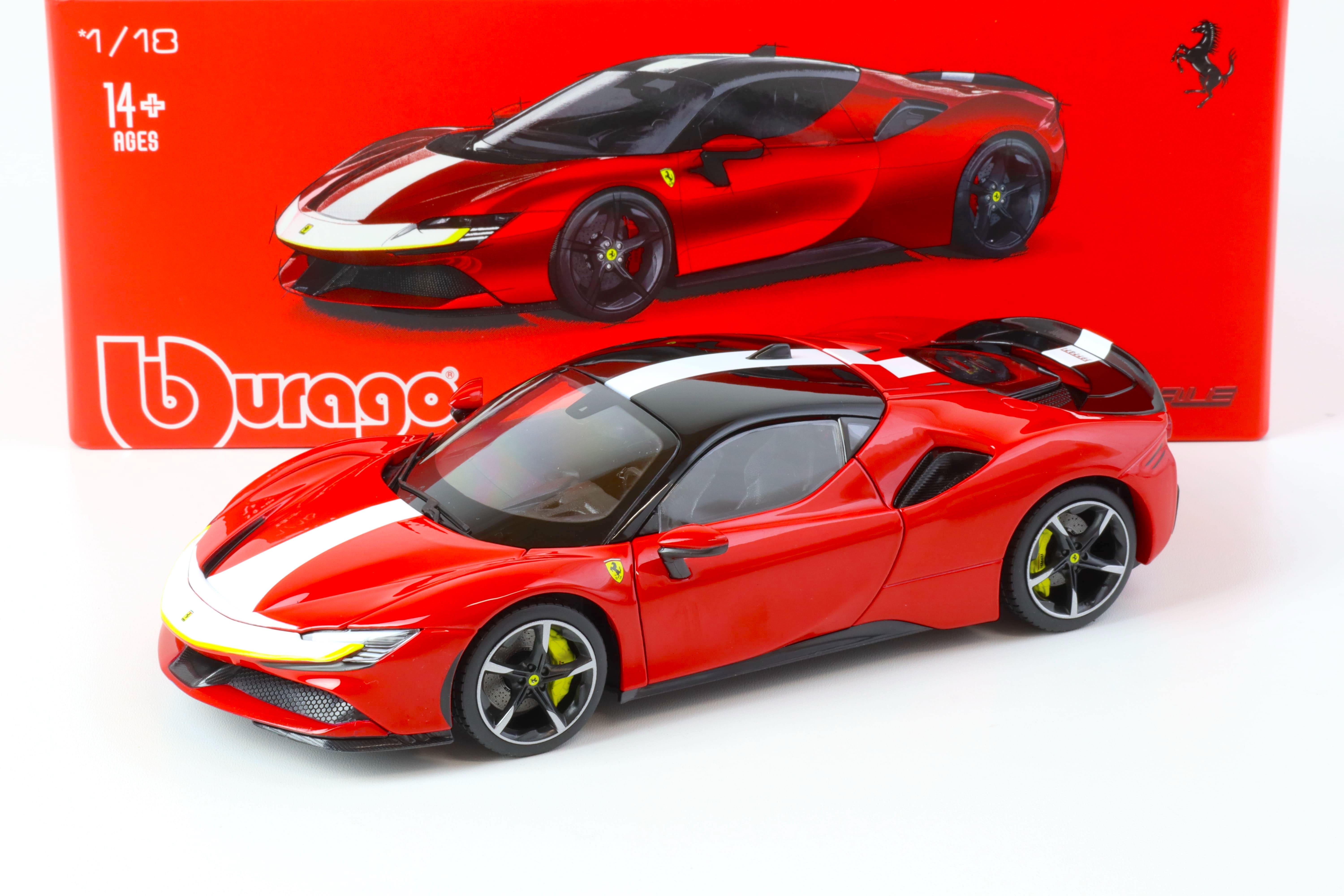 1:18 Bburago Signature Ferrari SF90 Stradale Assetto Fiorano 2020 red