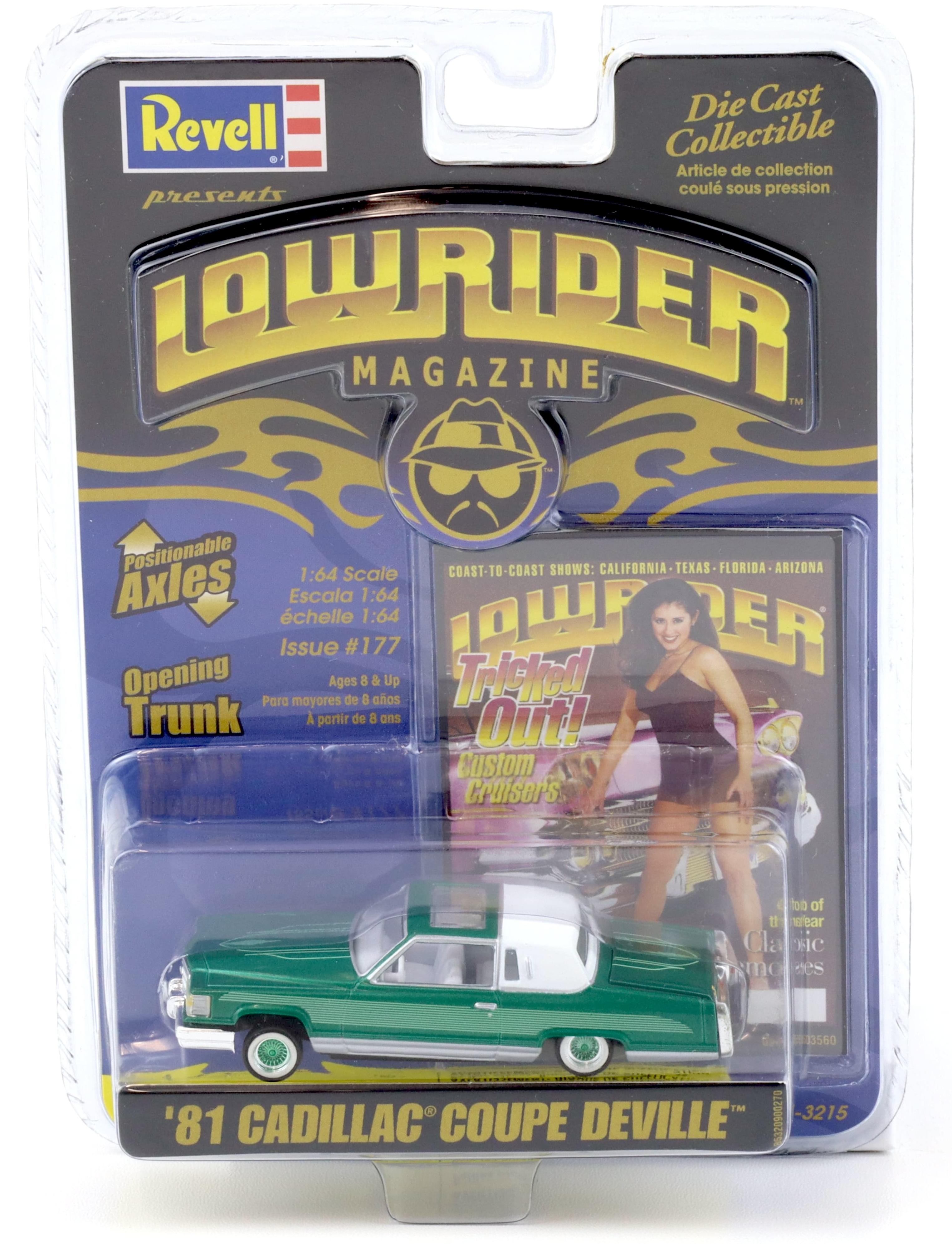 1:64 Revell Lowrider 1981 Cadillac Coupe Deville green #177 Tricked out!