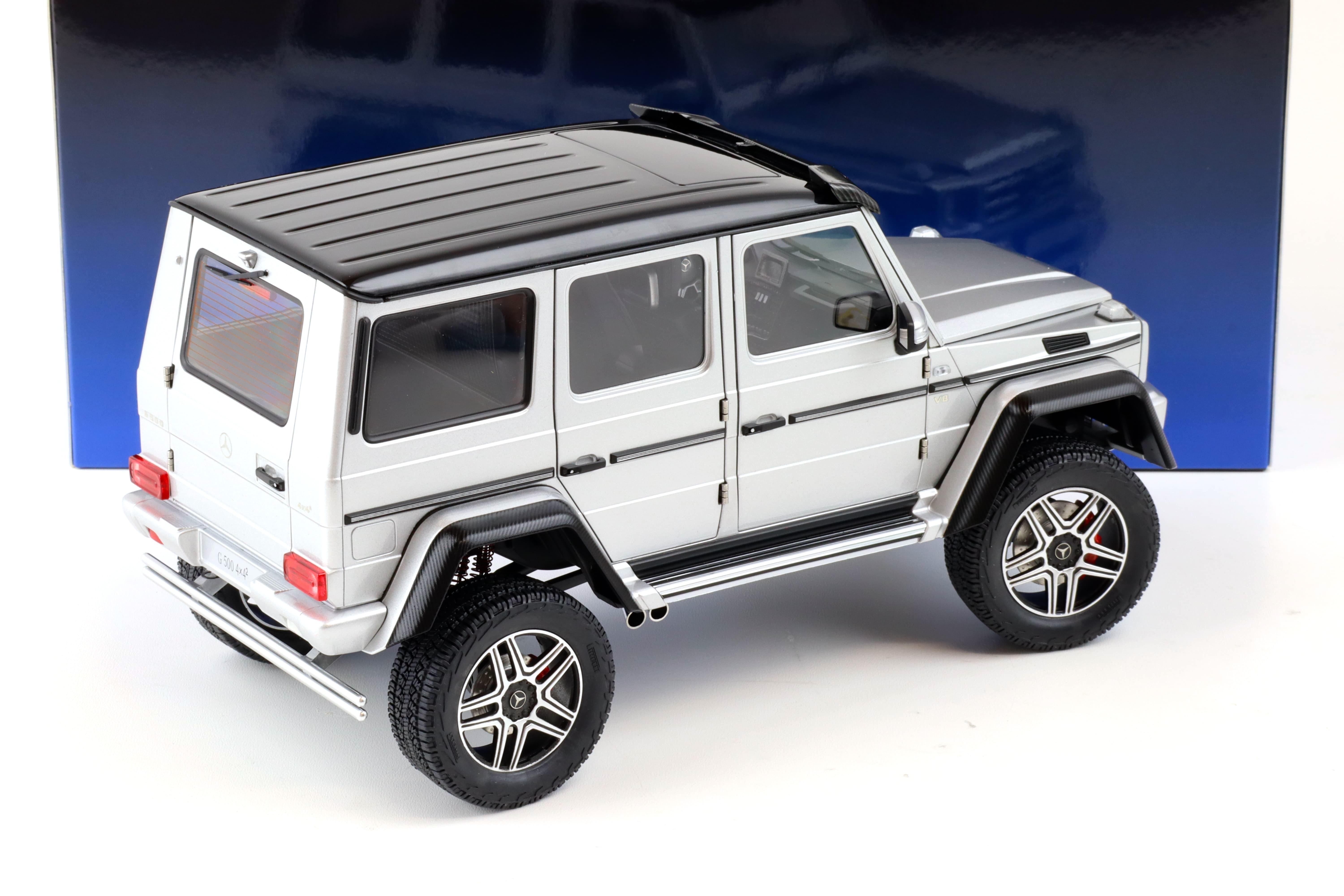 1:18 AUTOart Mercedes G500 4×4² G-Klasse silver metallic 76318