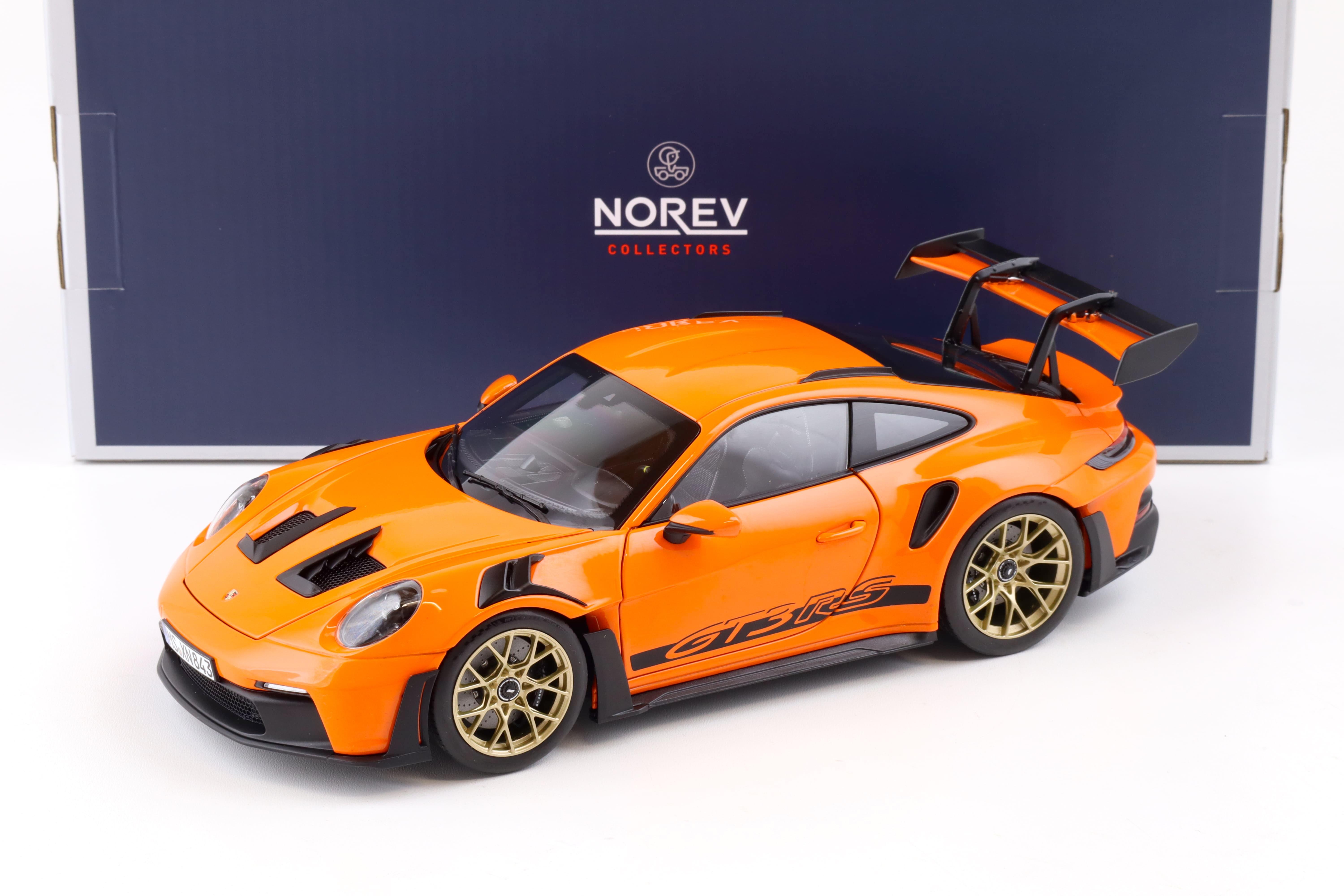 1:18 Norev Porsche 911 (992) GT3 RS Coupe 2022 Gulf orange 187360