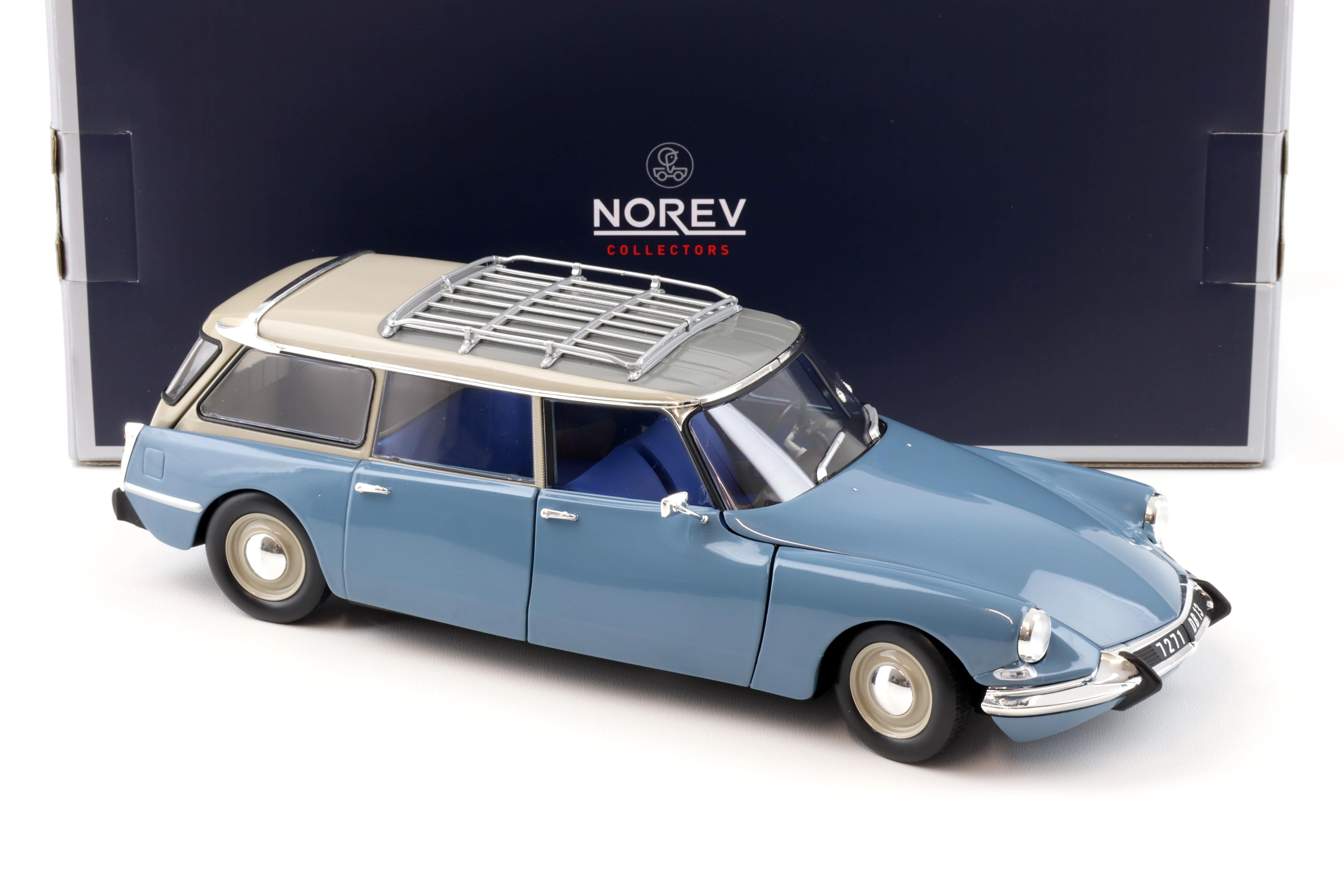 1:18 Norev Citroen ID 19 Break 1967 Monte Carlo blue 181591