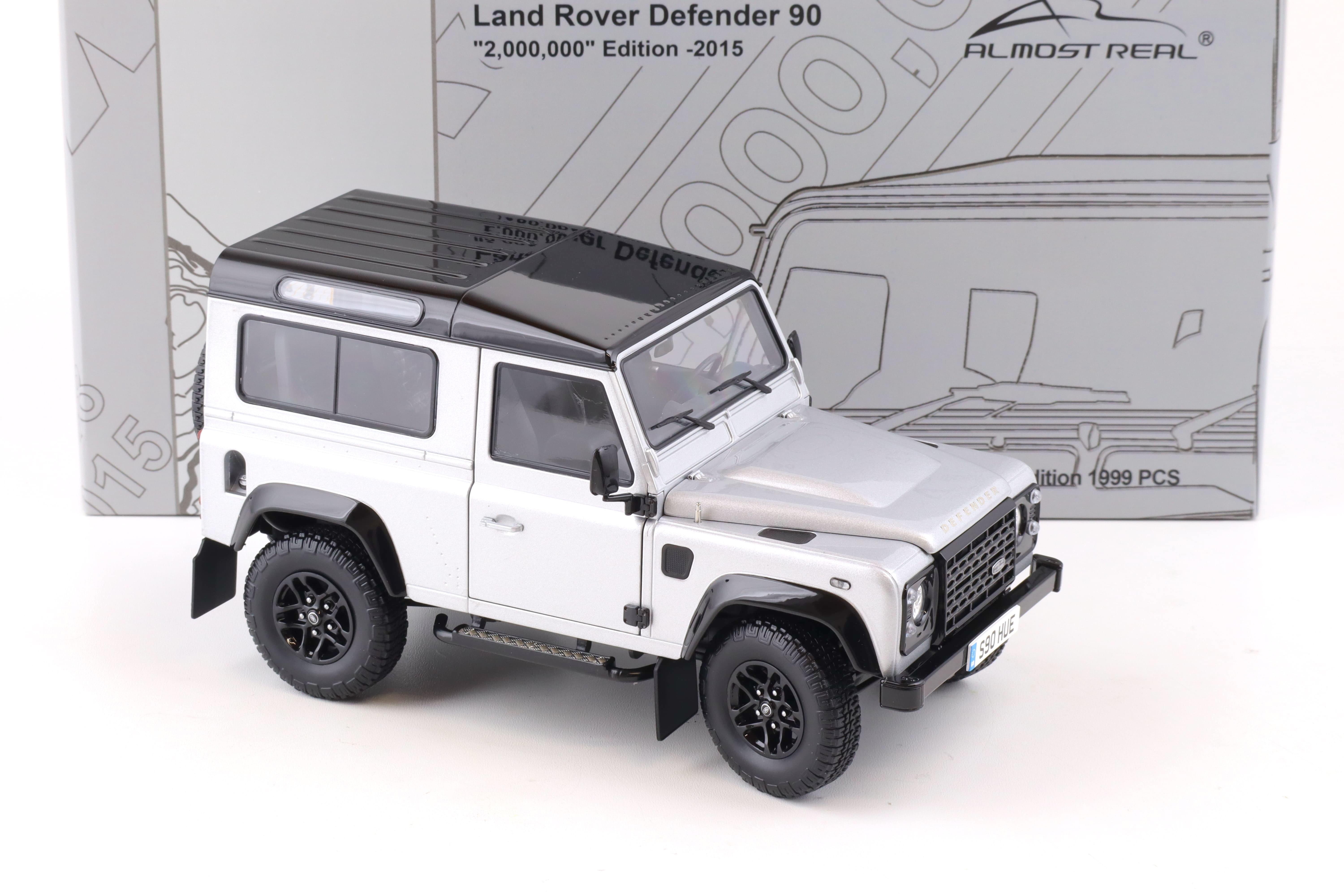 1:18 Almost Real Land Rover Defender 90 "2.000.000 Edition 2015" silver metallic
