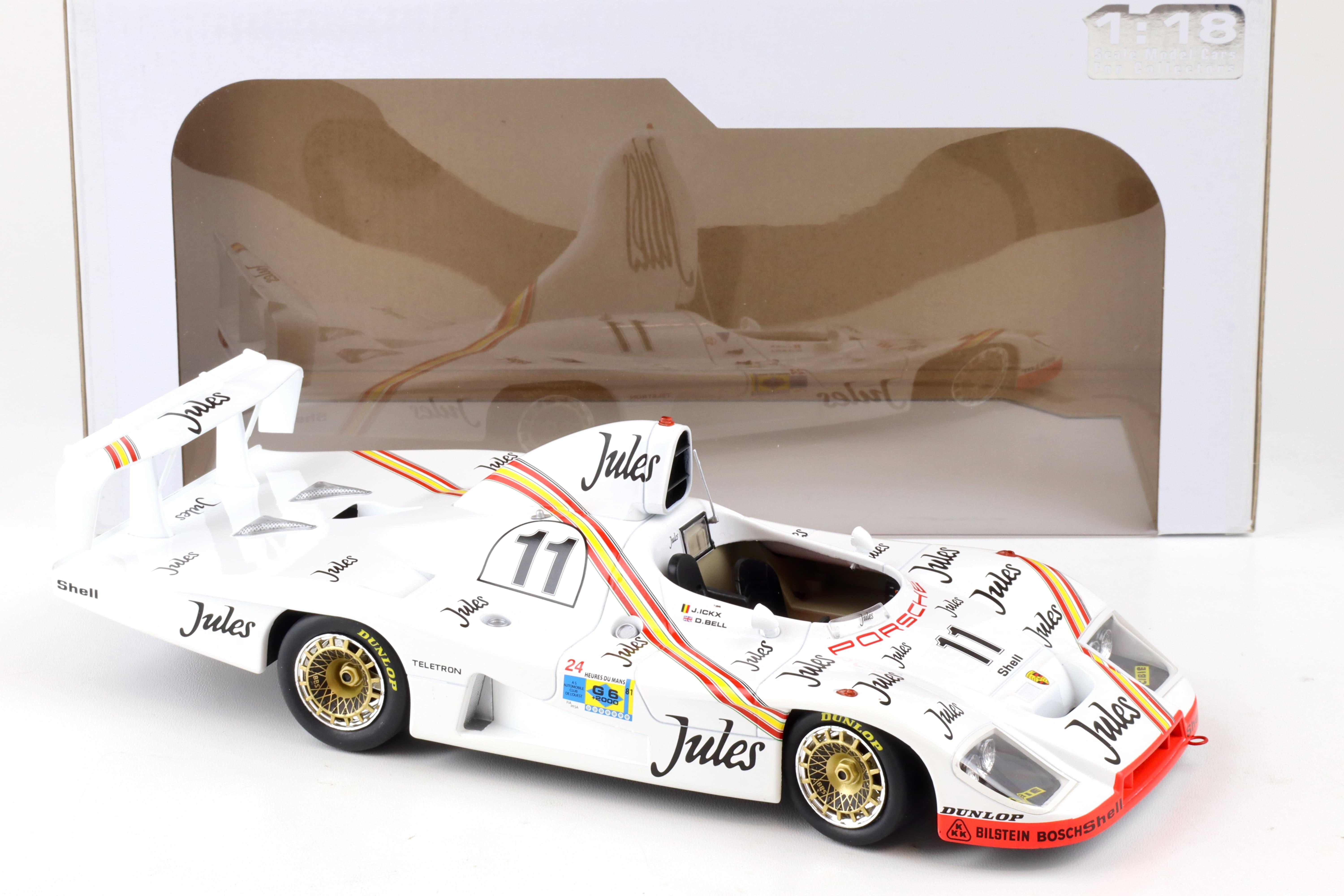 1:18 Solido Porsche 936 Winner 24h Le Mans 1981 Bell/ Ickx #11 Jules